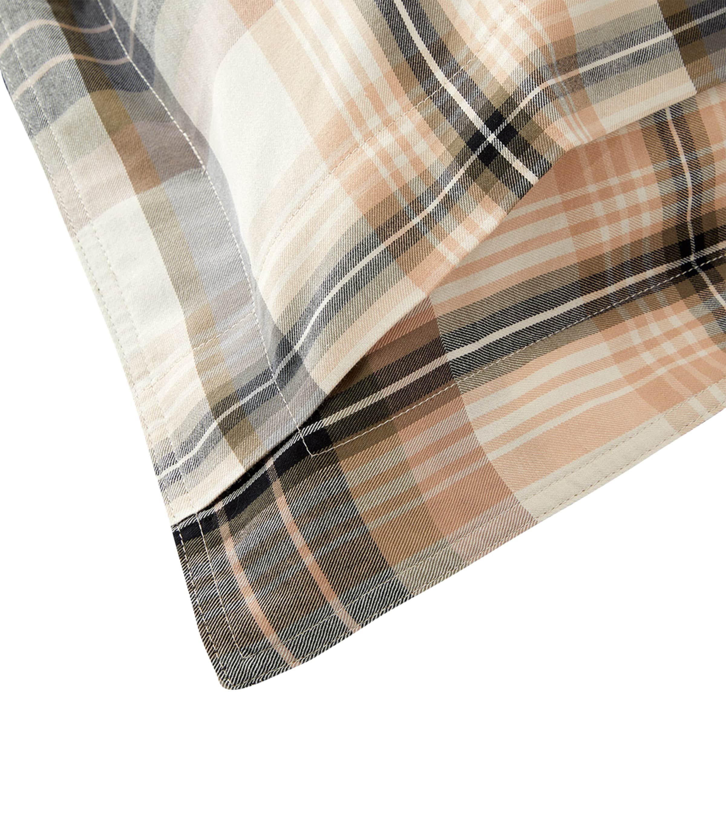 Adelina Standard Oxford Pillowcase (50cm x 75cm) OATMEAL Image 3