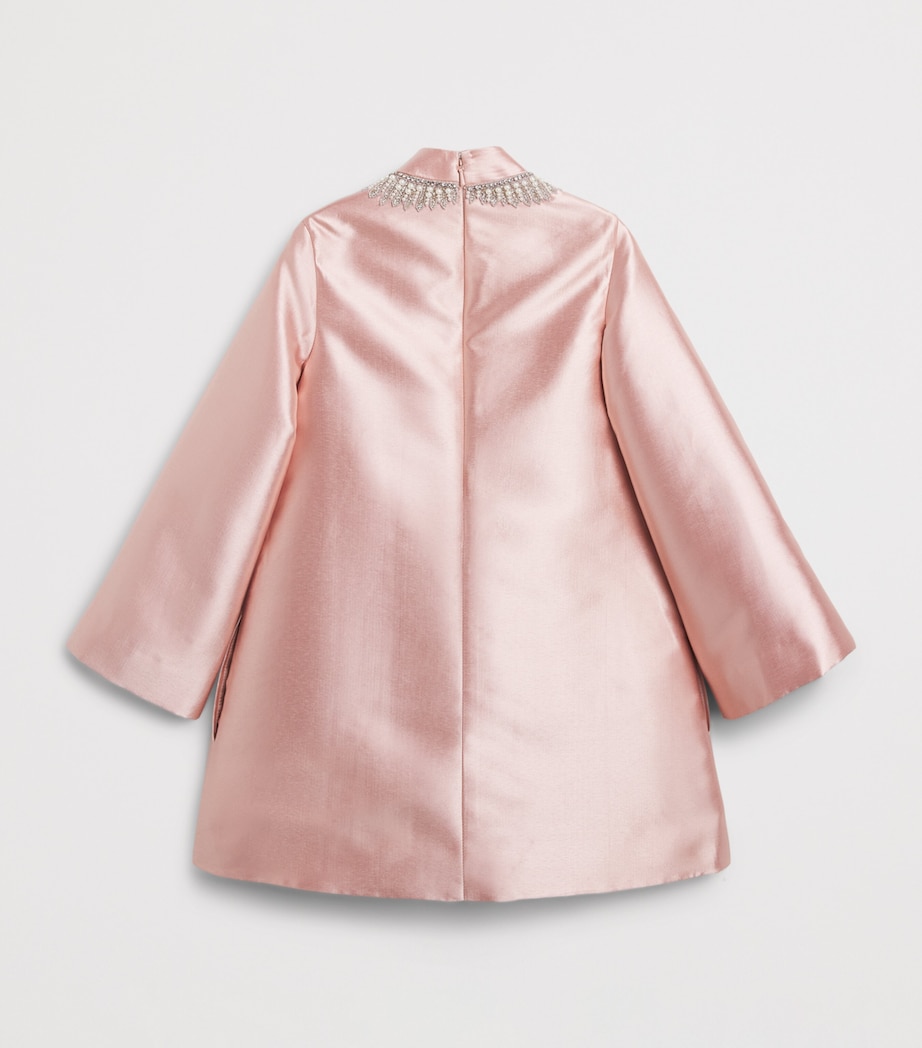 MAISON AVA Embellished-Neck Dress (4-14 Years) Pink Image 2