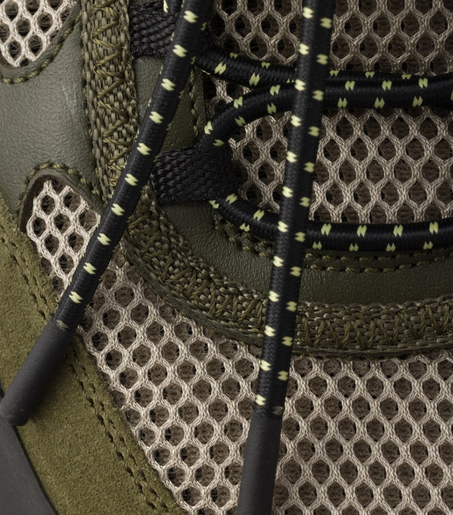 Prada Leather-Mesh Speedrock Sneakers Image 6
