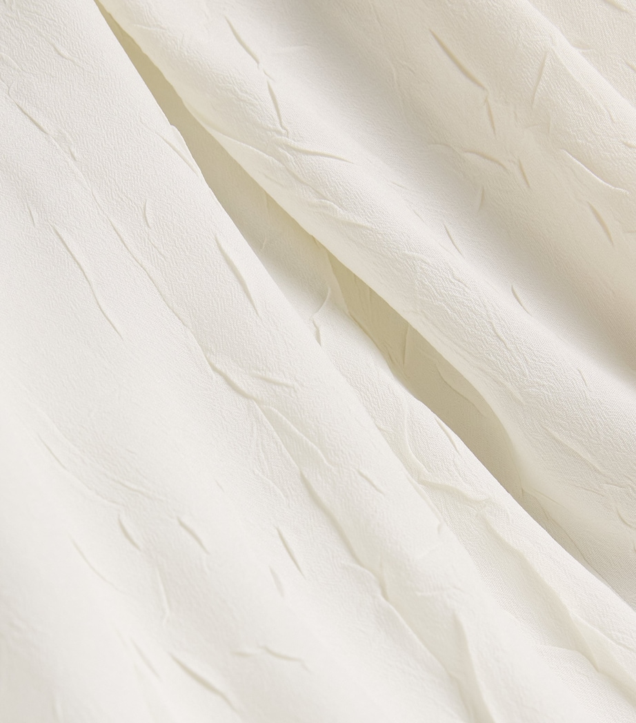 Wide-Leg Palazzo Vespera Trousers OFF-WHITE Image 5