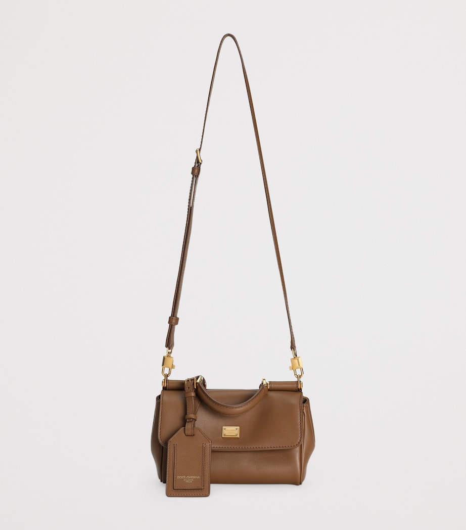 Plongé Calfskin My Sicily Cross-Body Bag 8Z093-CARAMELLO Image 3