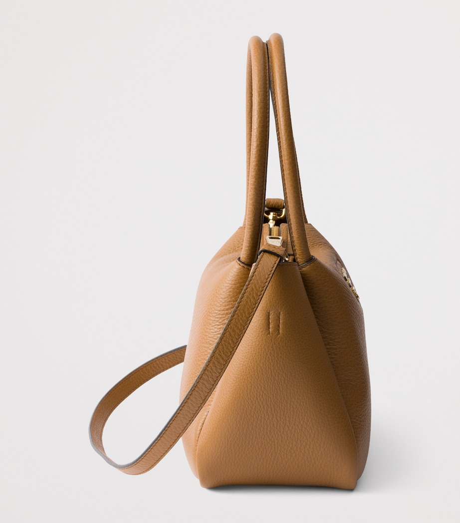 Small Leather Top-Handle Bag F03V8 Image 5