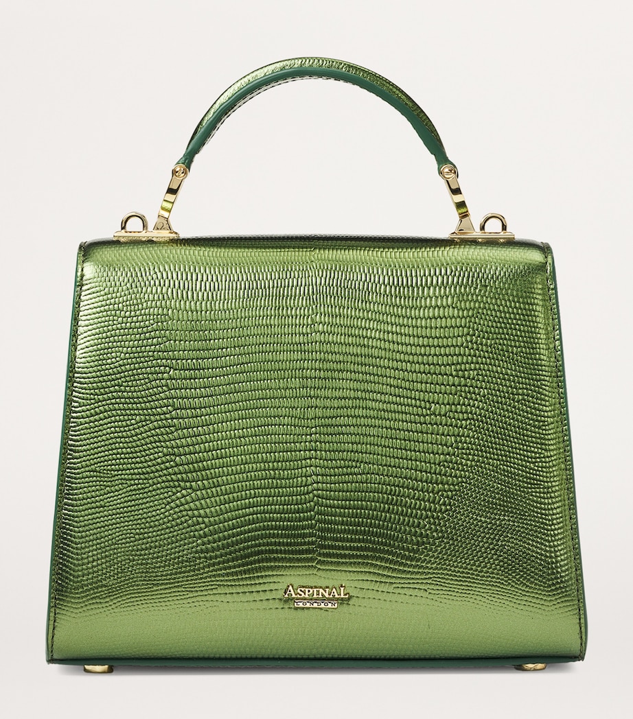 Midi Mayfair 2 Top-Handle Bag GREEN METALLIC Image 4
