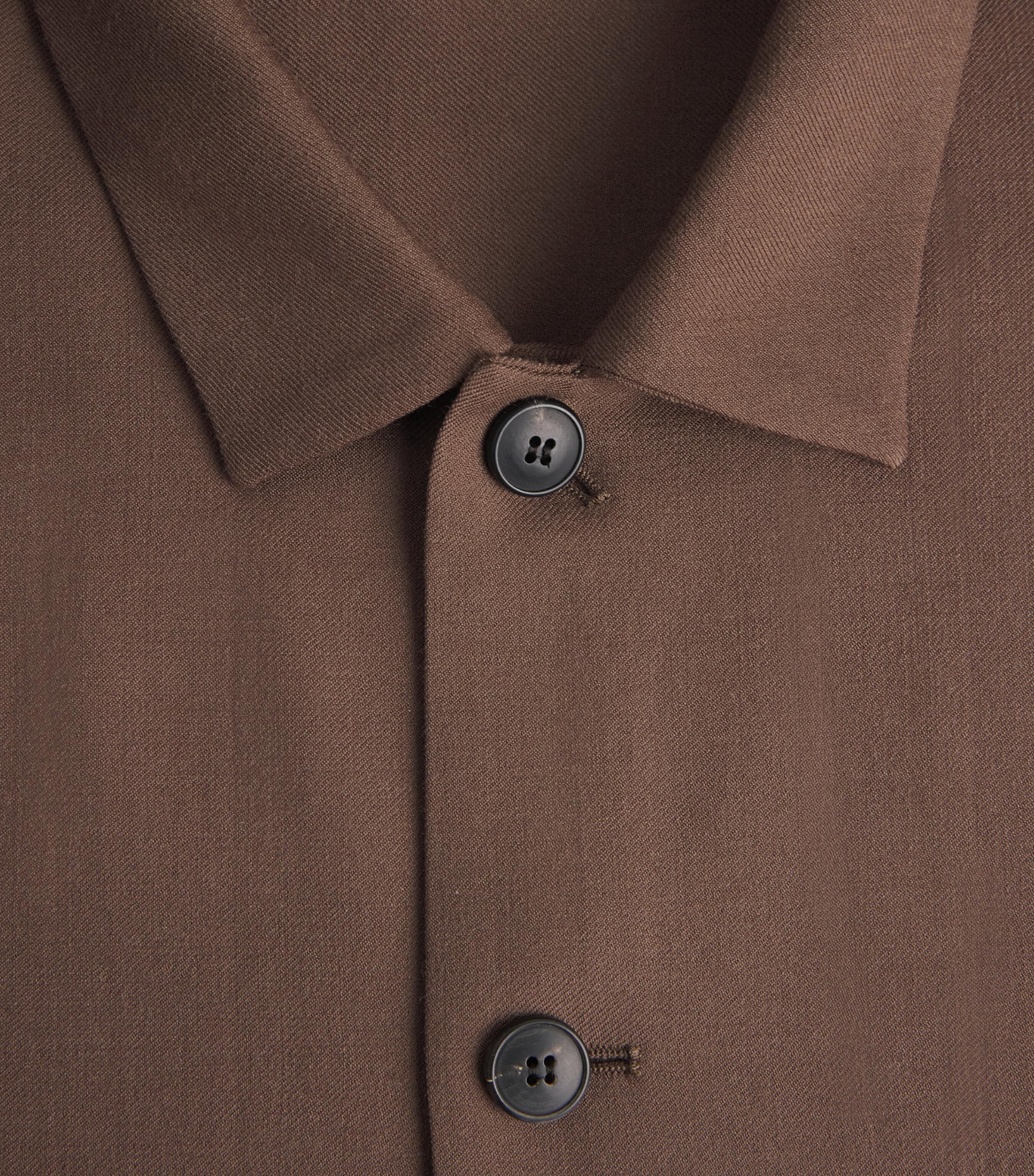 Wool Overshirt LIGHT BROWN BRDB Image 2