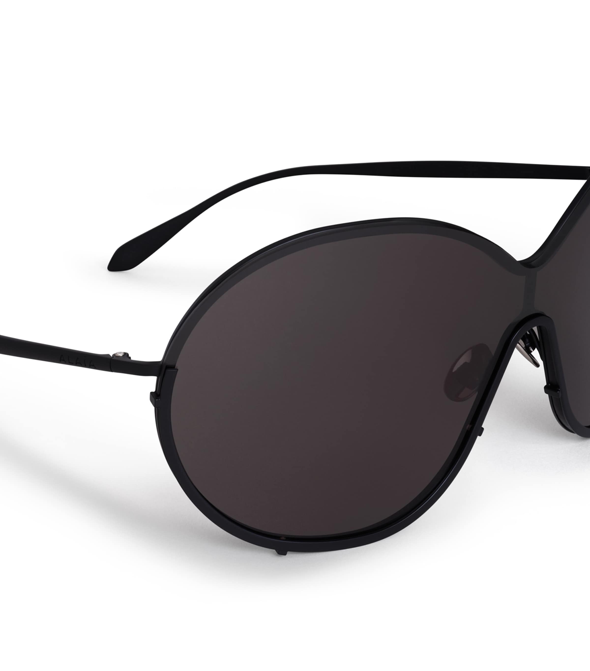Alaïa Metal Butterfly Sunglasses Noir Image 3