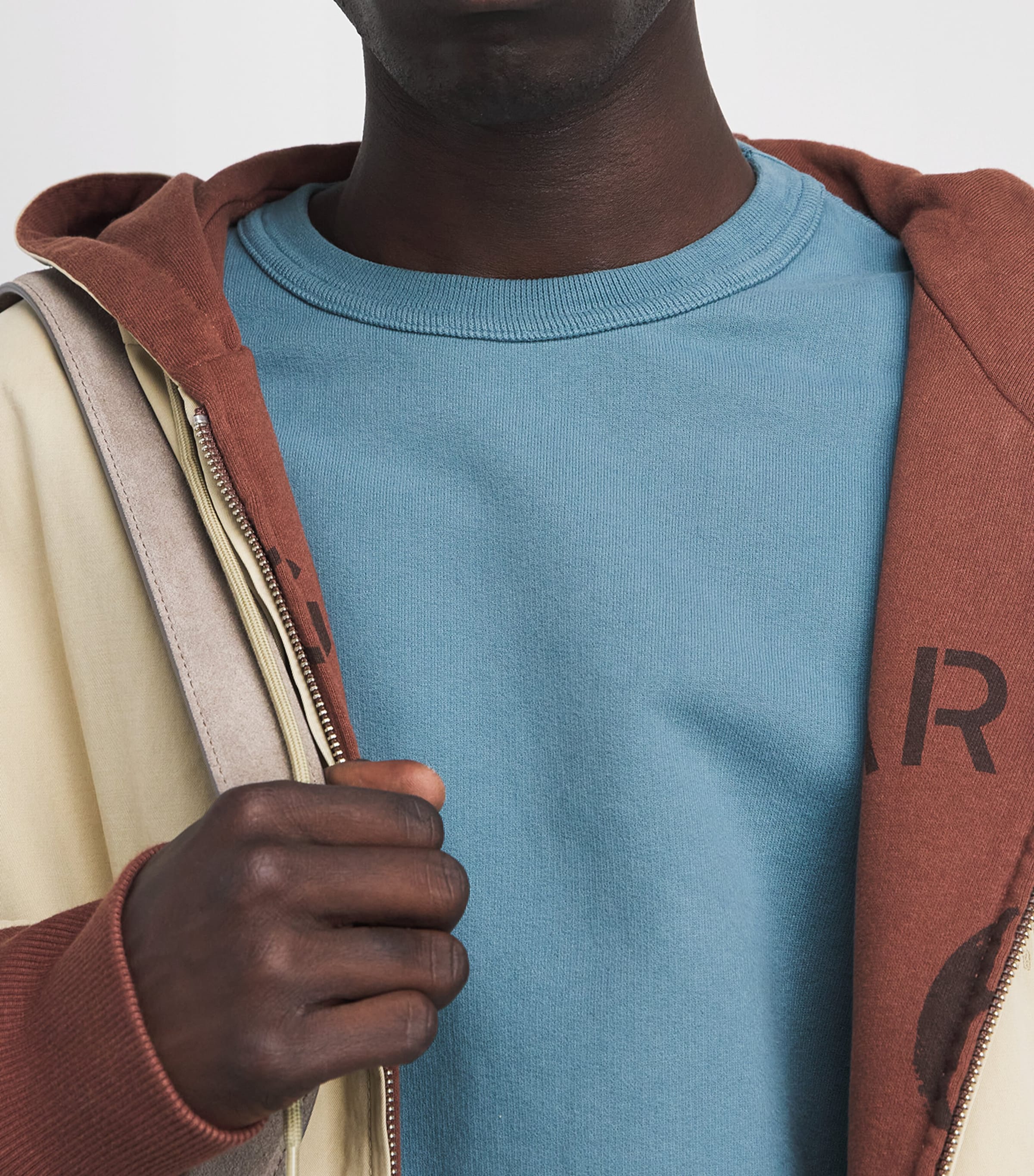 Stone Island Mens Cotton Compass Pocket Sweatshirt Image 3