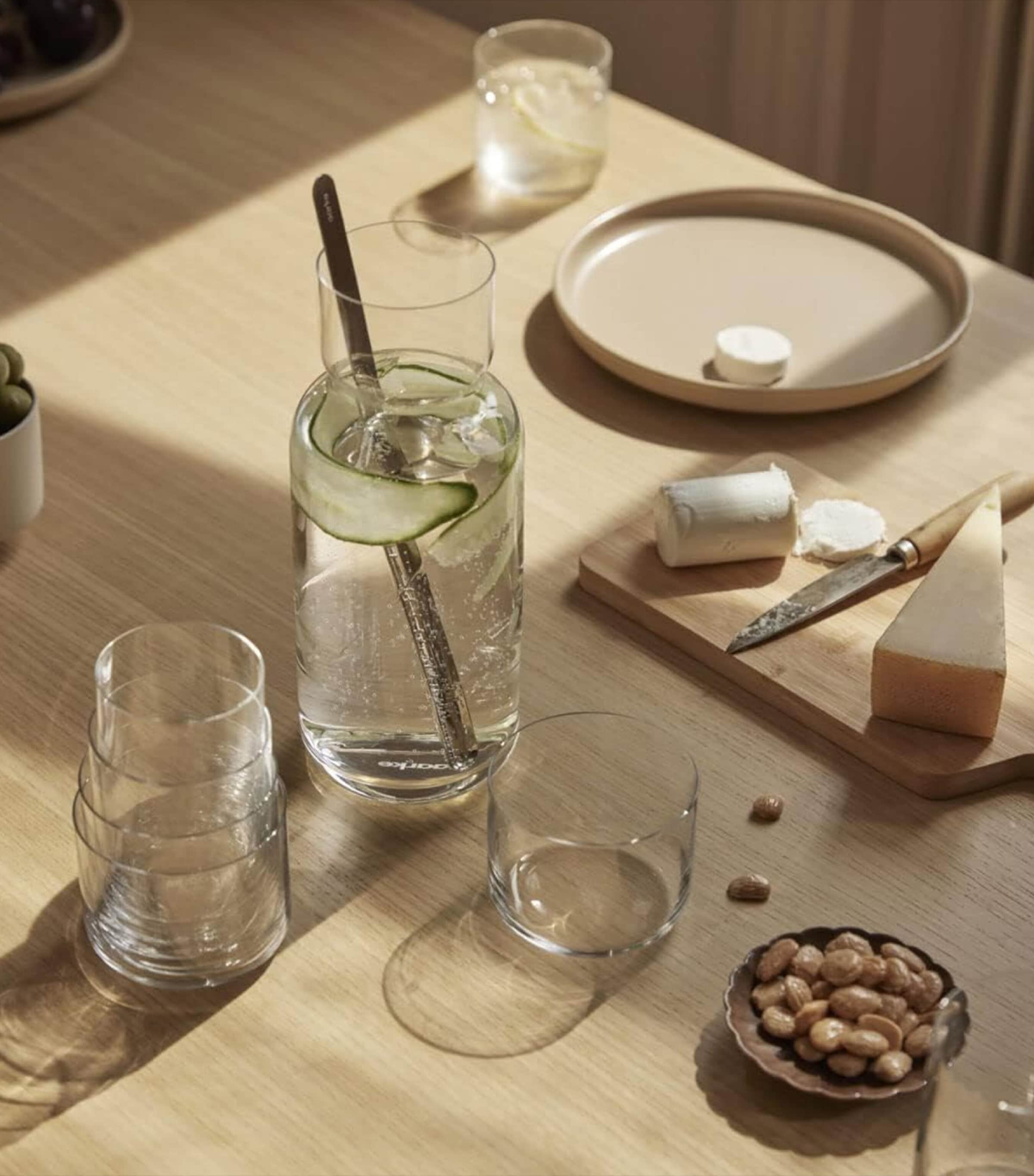 Set of 4 Nesting Tumblers (290ml) CLEAR Image 3