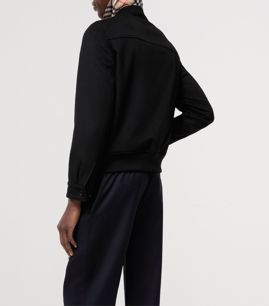 Burberry Mens Cashmere Jacket Black Image 3