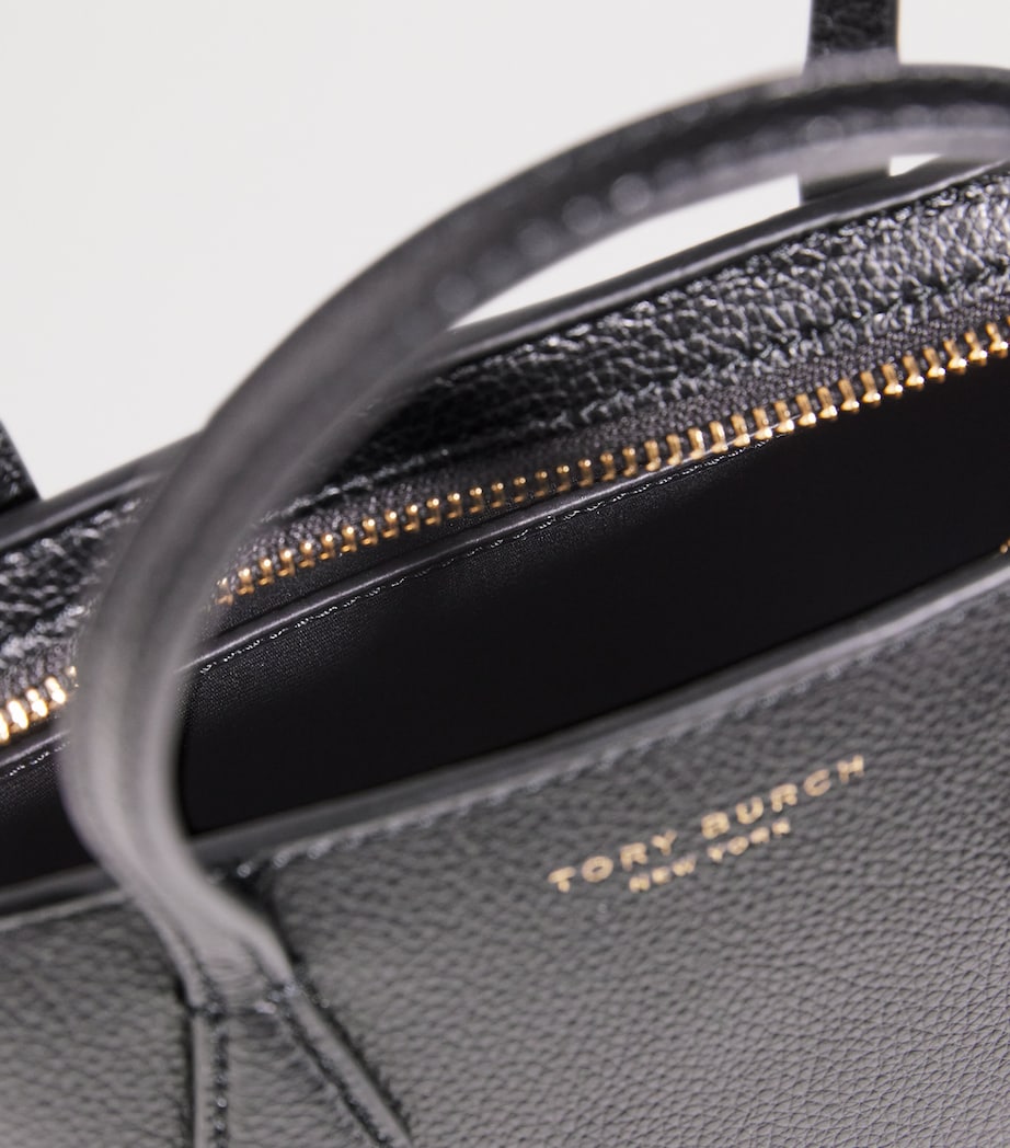 Mini Leather Perry Cross-Body Bag BLACK 001 Image 4