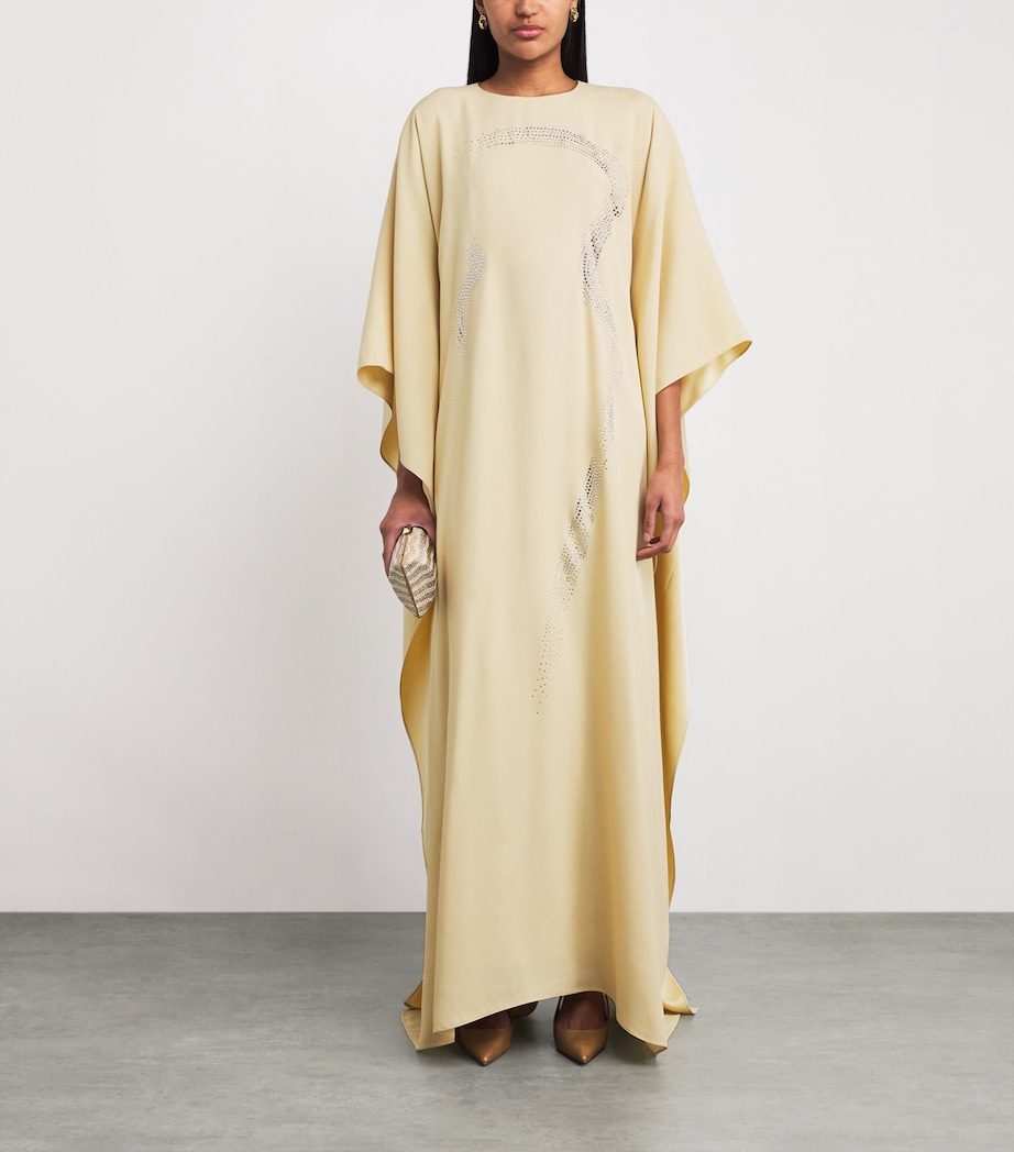Crepe Cady Caesers Kaftan Maxi Dress PERGAMENA Image 2
