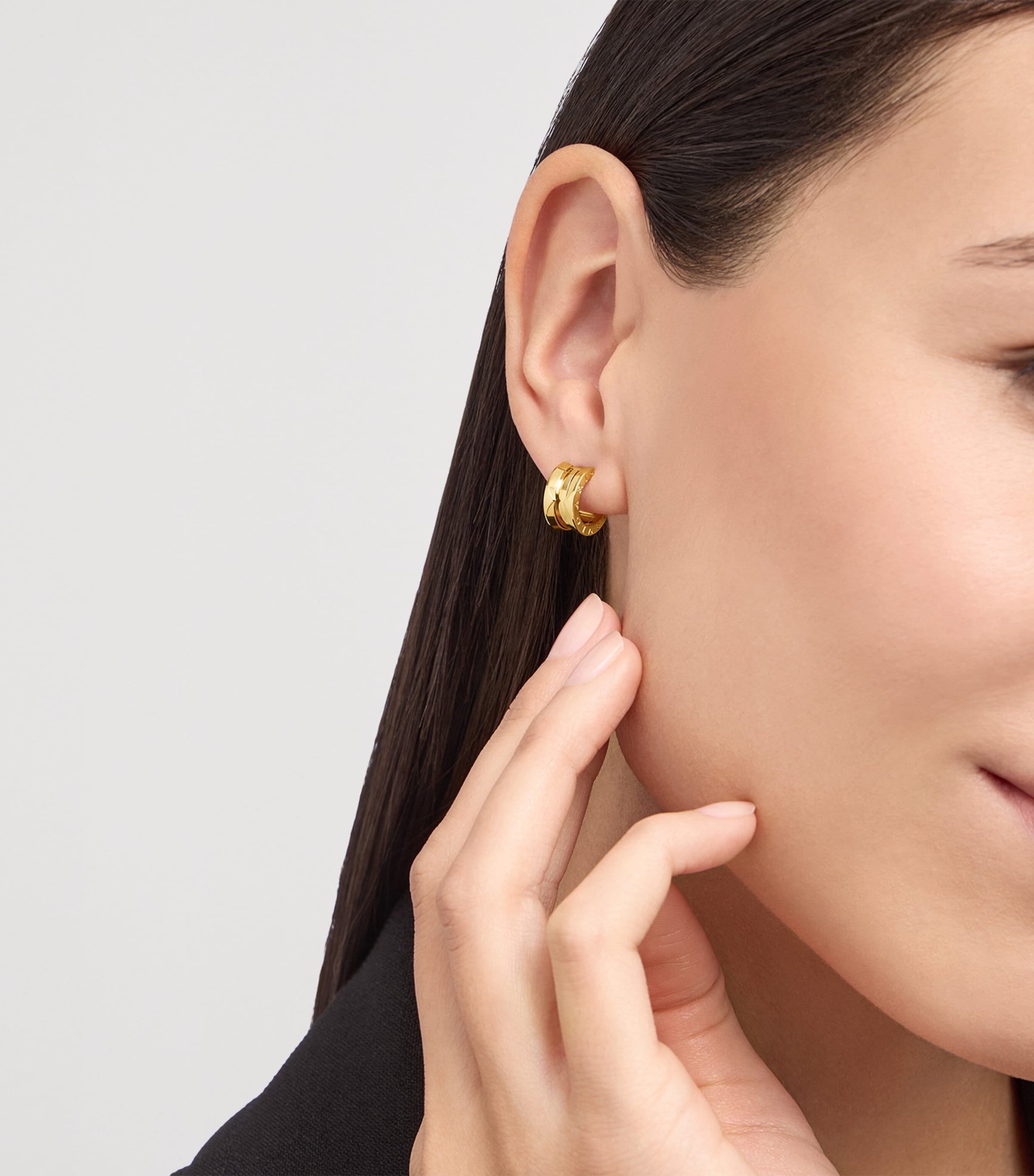 Bvlgari Yellow Gold B.zero1 Single Hoop Earring Yellow Gold Image 5