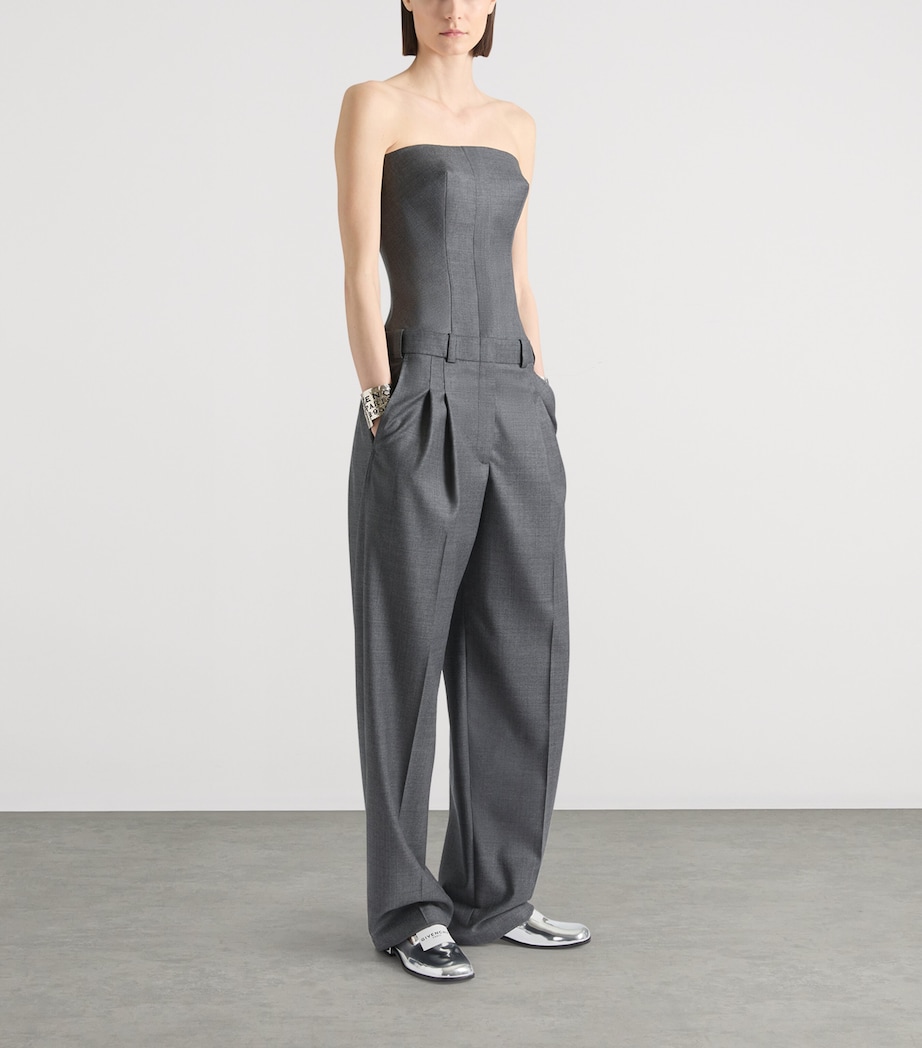 Leather Tux Loafers SILVERY GREY Image 2