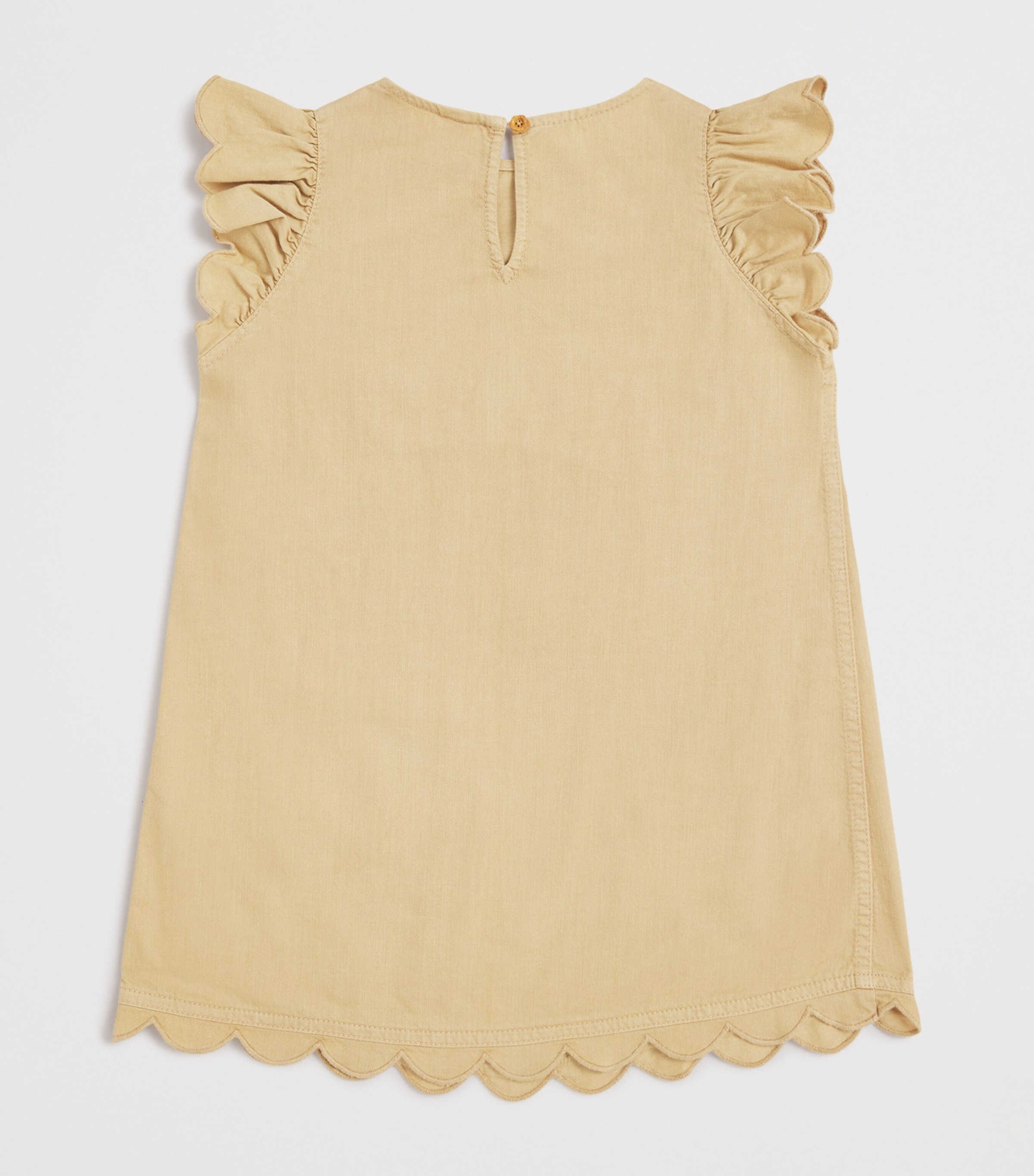 Denim Wanderlust Dress (1-12 Years) KHAKI Image 2