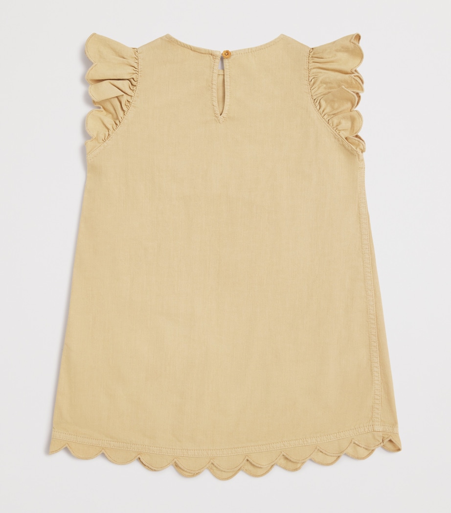 Denim Wanderlust Dress (1-12 Years) KHAKI Image 2