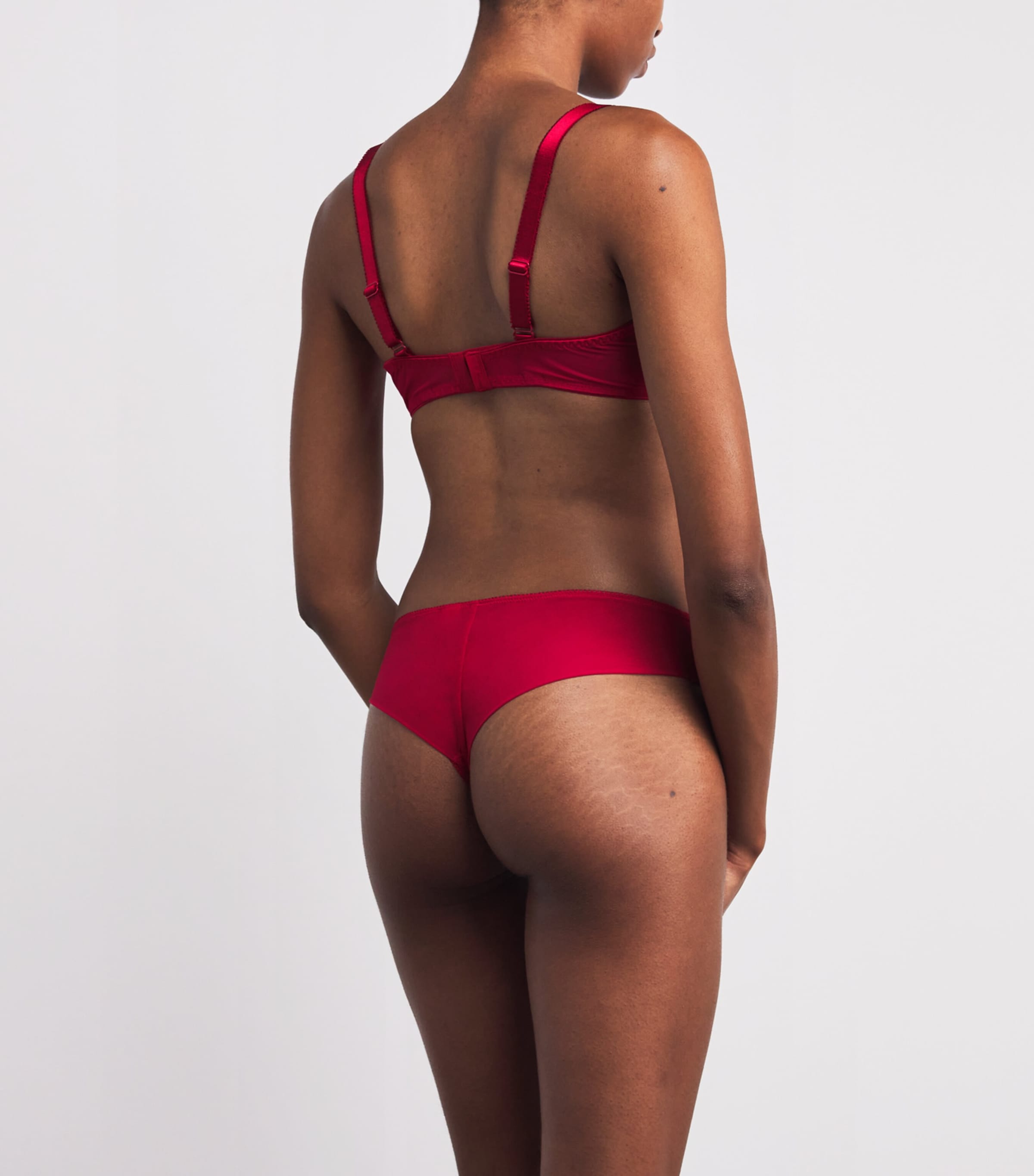 Fantasie Womens Portia Brazilian Briefs Red Red Image 3