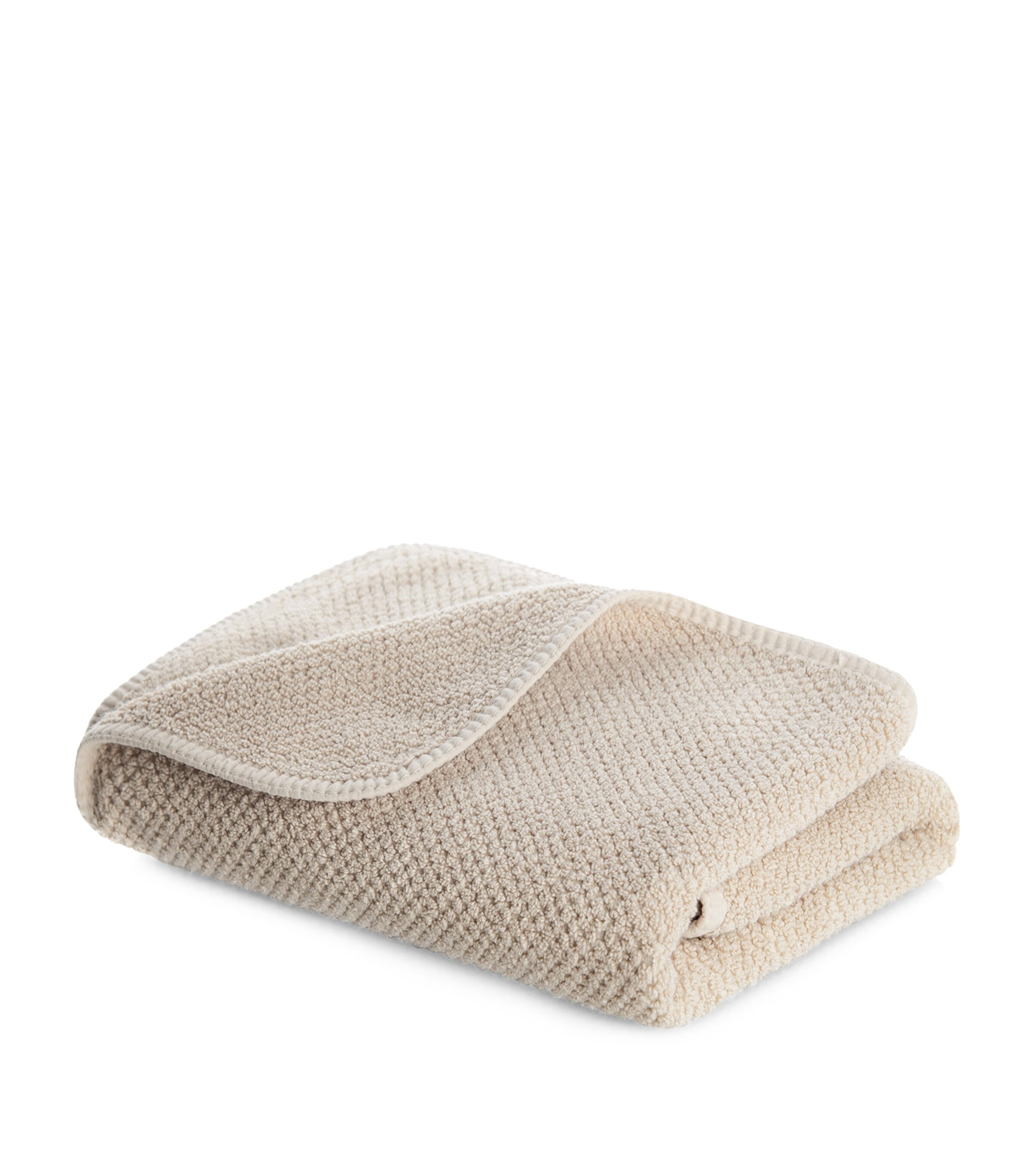 GRACCIOZA Bee Waffle Bath Towel (70cm x 140cm) Fog Image 3