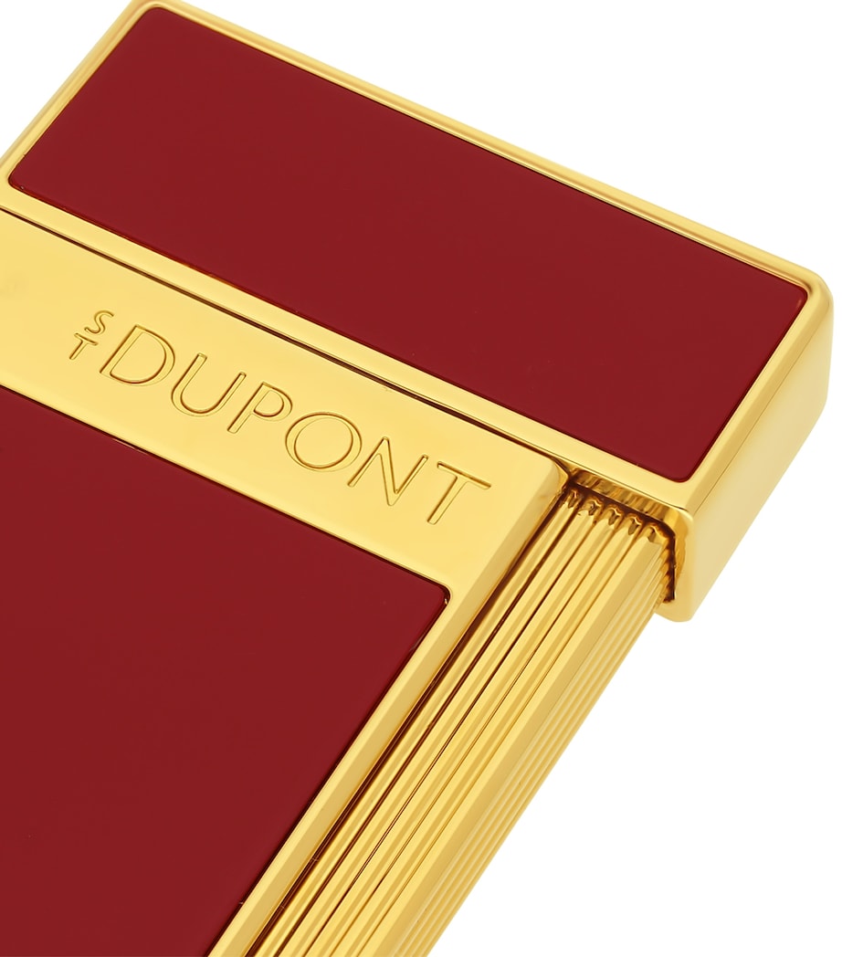 Lacquered Slimmy Lighter RED & GOLD Image 2