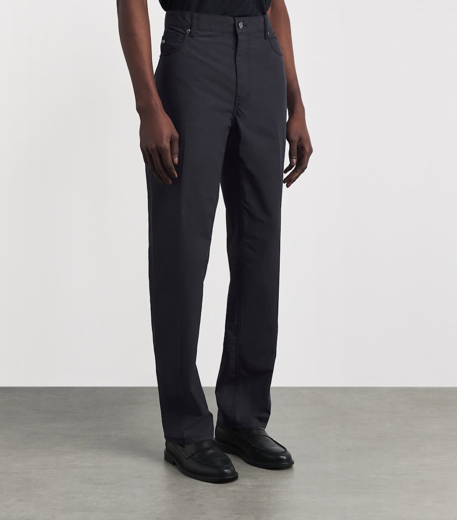 Emporio Armani Mens Cotton Cargo Trousers Image 4