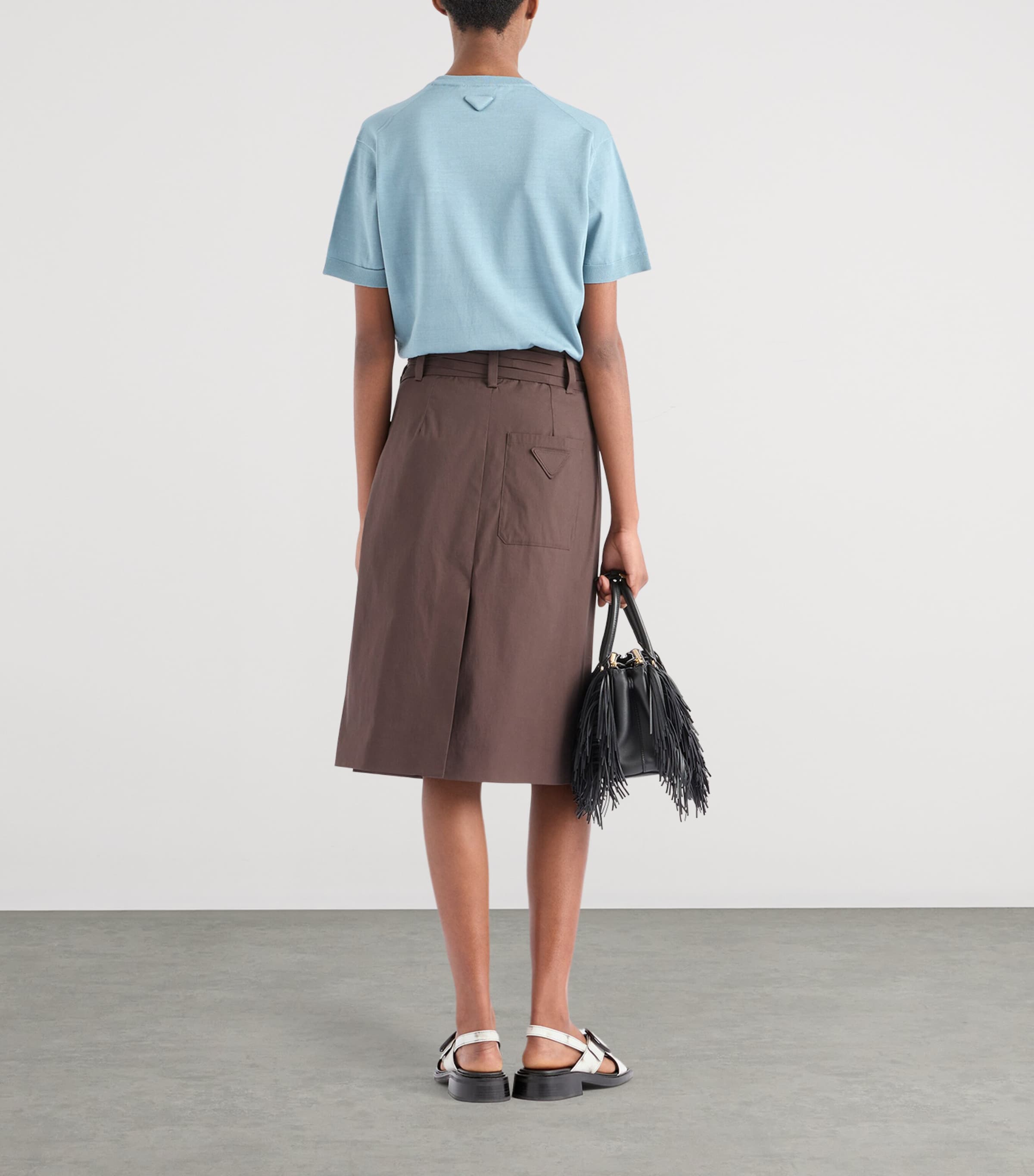 Cotton Short-Sleeve Sweater F0154 Image 5