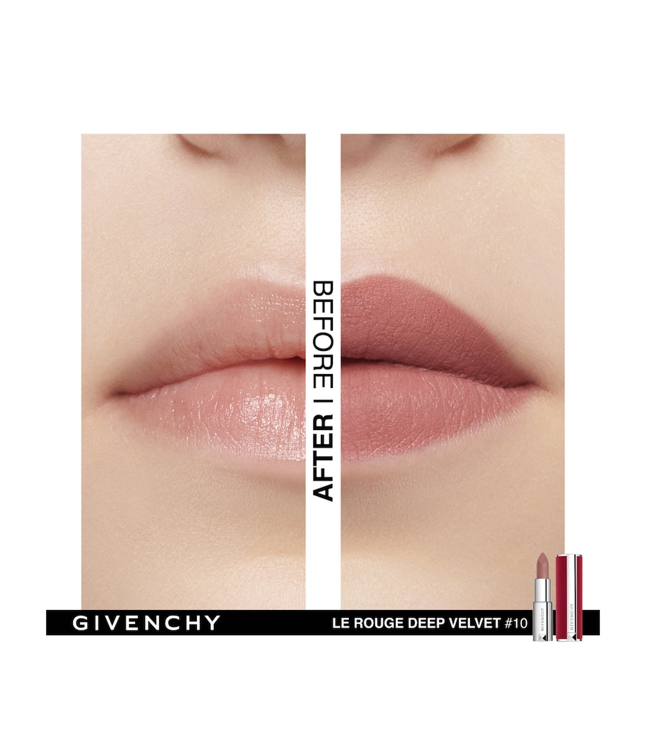 Givenchy Le Rouge Deep Velvet Lipstick Beige Nu Image 6