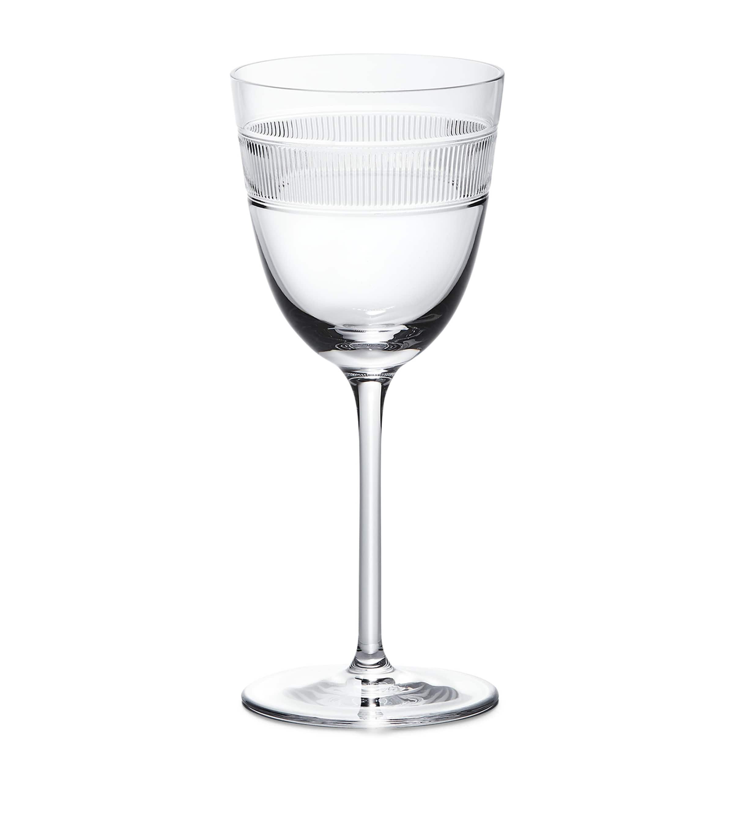 Ralph Lauren Langley White Wine Glass In Gray