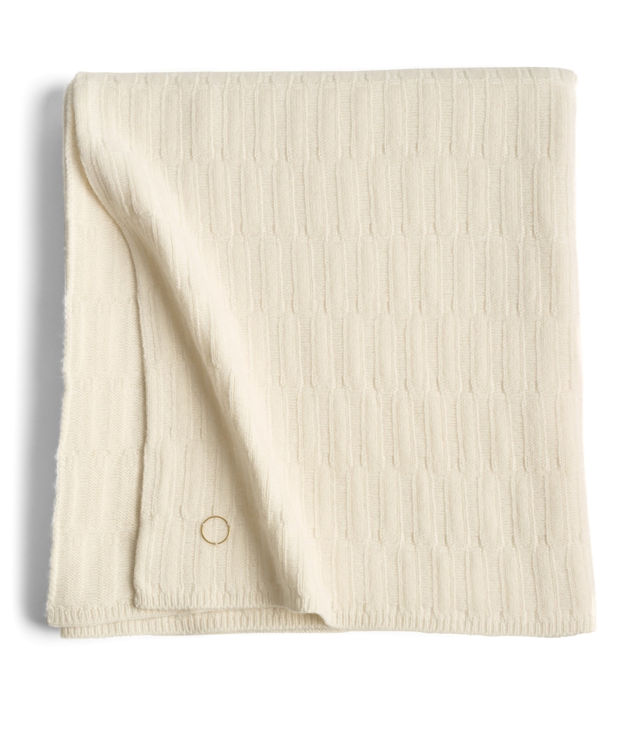 x John Pawson Cashmere Lake Throw (180cm x 120cm) IVORY Image 1