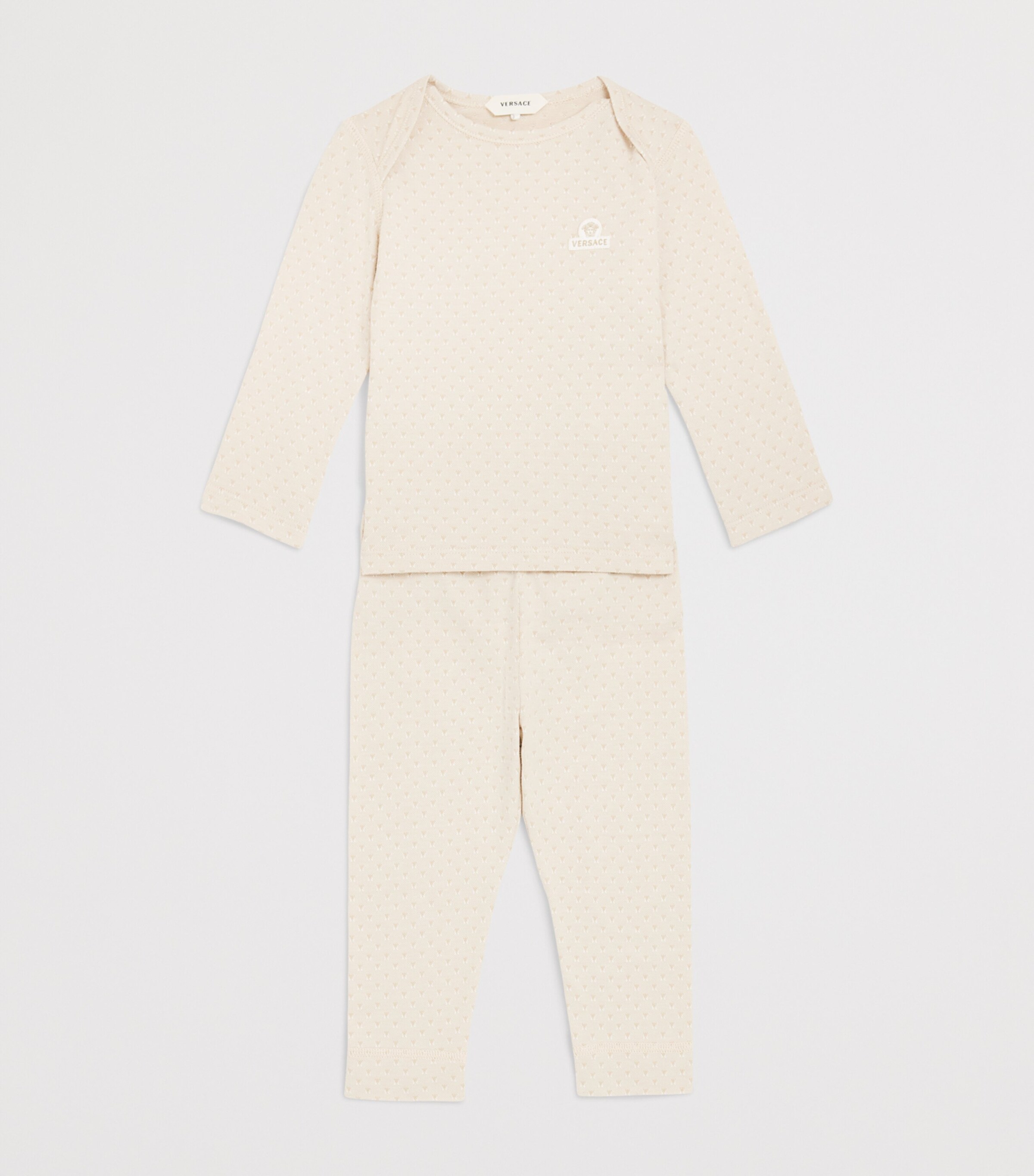 Versace Kids Cotton Jacquard Pyjama Set (1-18 Months) Image 3