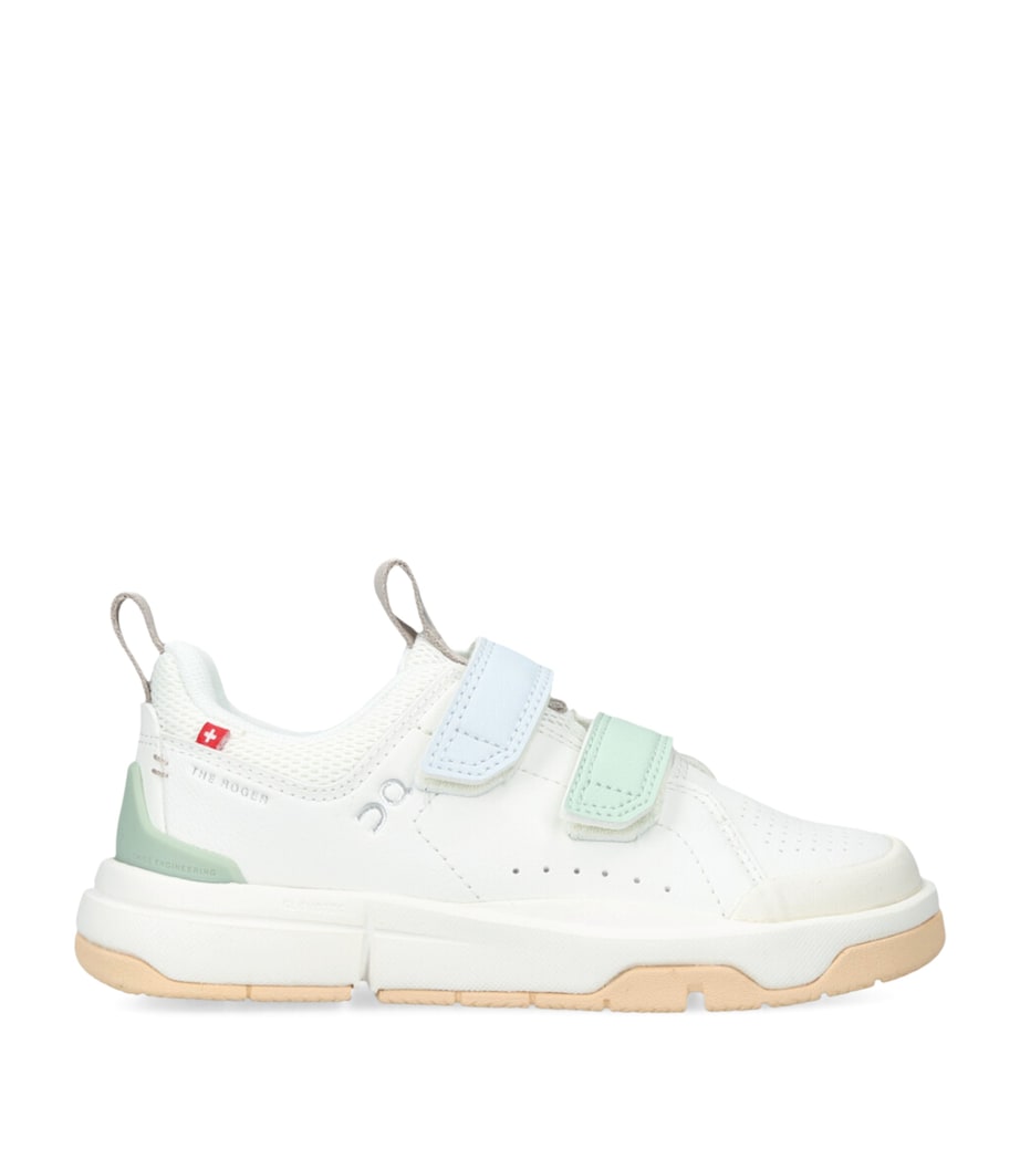 THE ROGER Velcro Trainers PALE GREEN Image 1