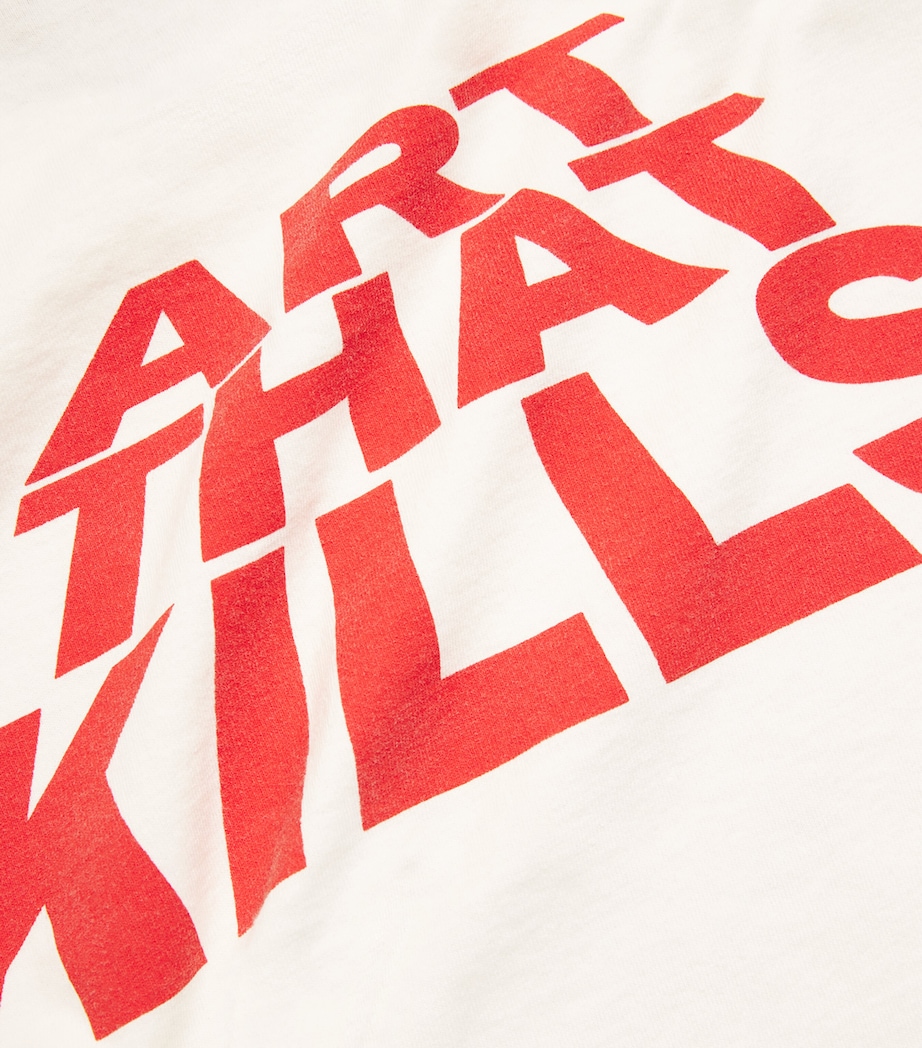 Cotton Lone Wolf T-Shirt LT ARCHIVAL WHITE Image 5