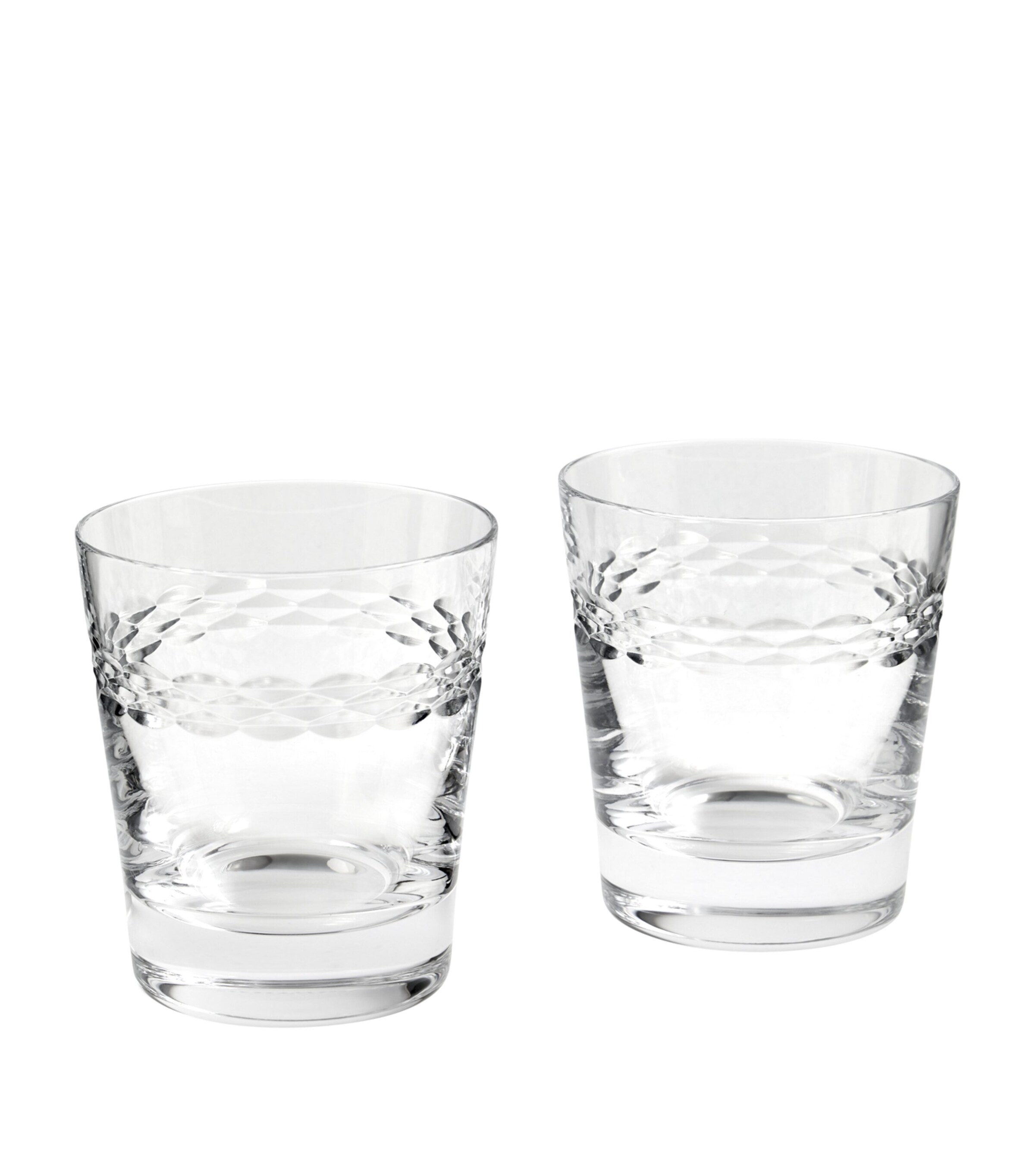 Wedgwood Set Of 2 Crystal Neo Tumblers In Clear