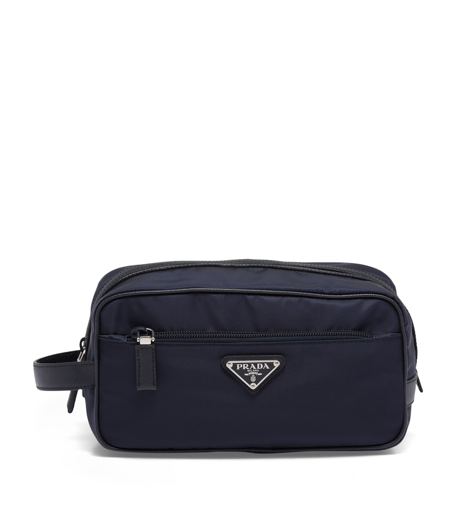 Prada Re-Nylon and Saffiano Leather Wash Bag Image 1