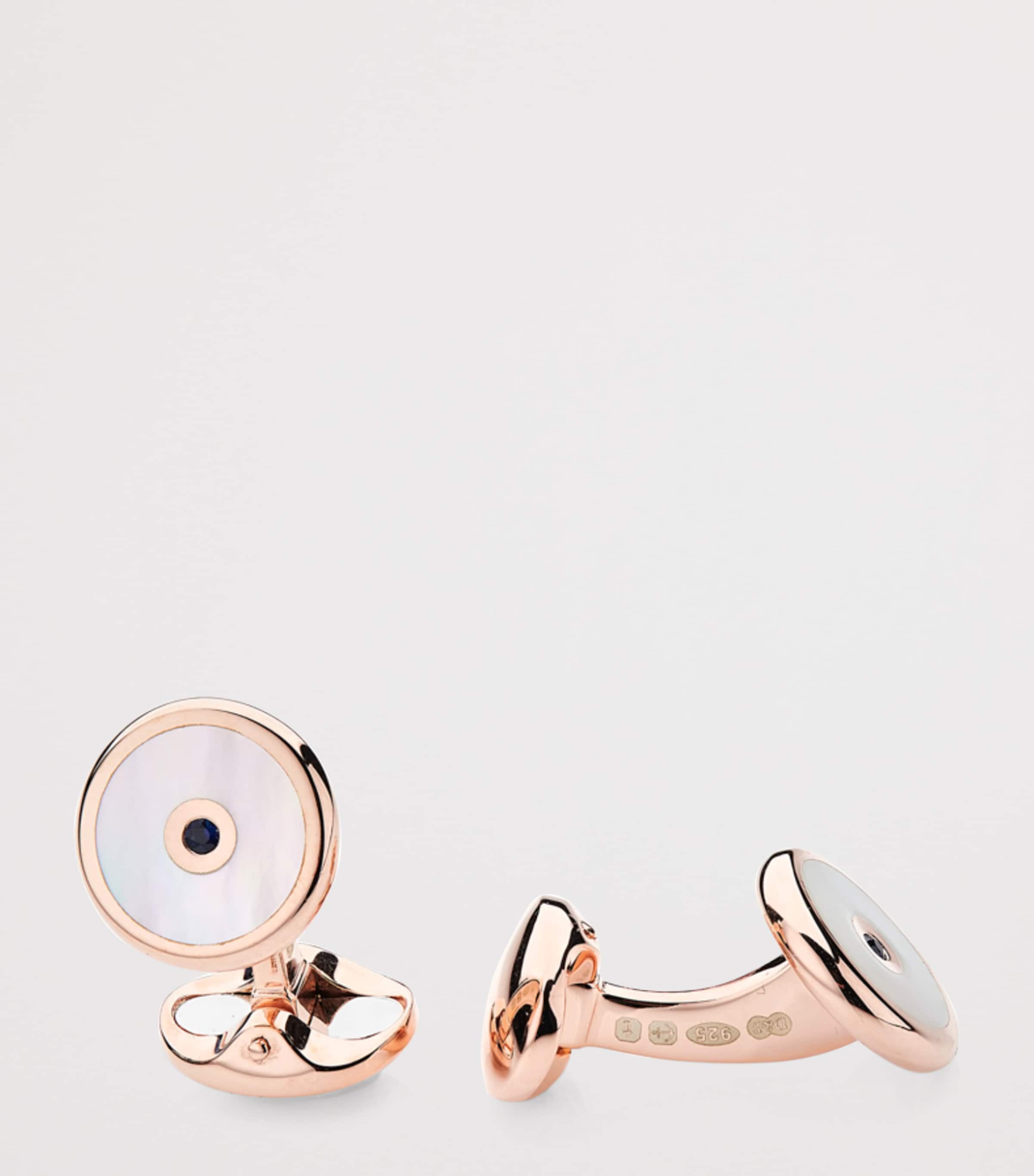 Deakin & Francis Rose Gold-Plated and Mother-of-Pearl Cufflinks Rose Gold Image 3