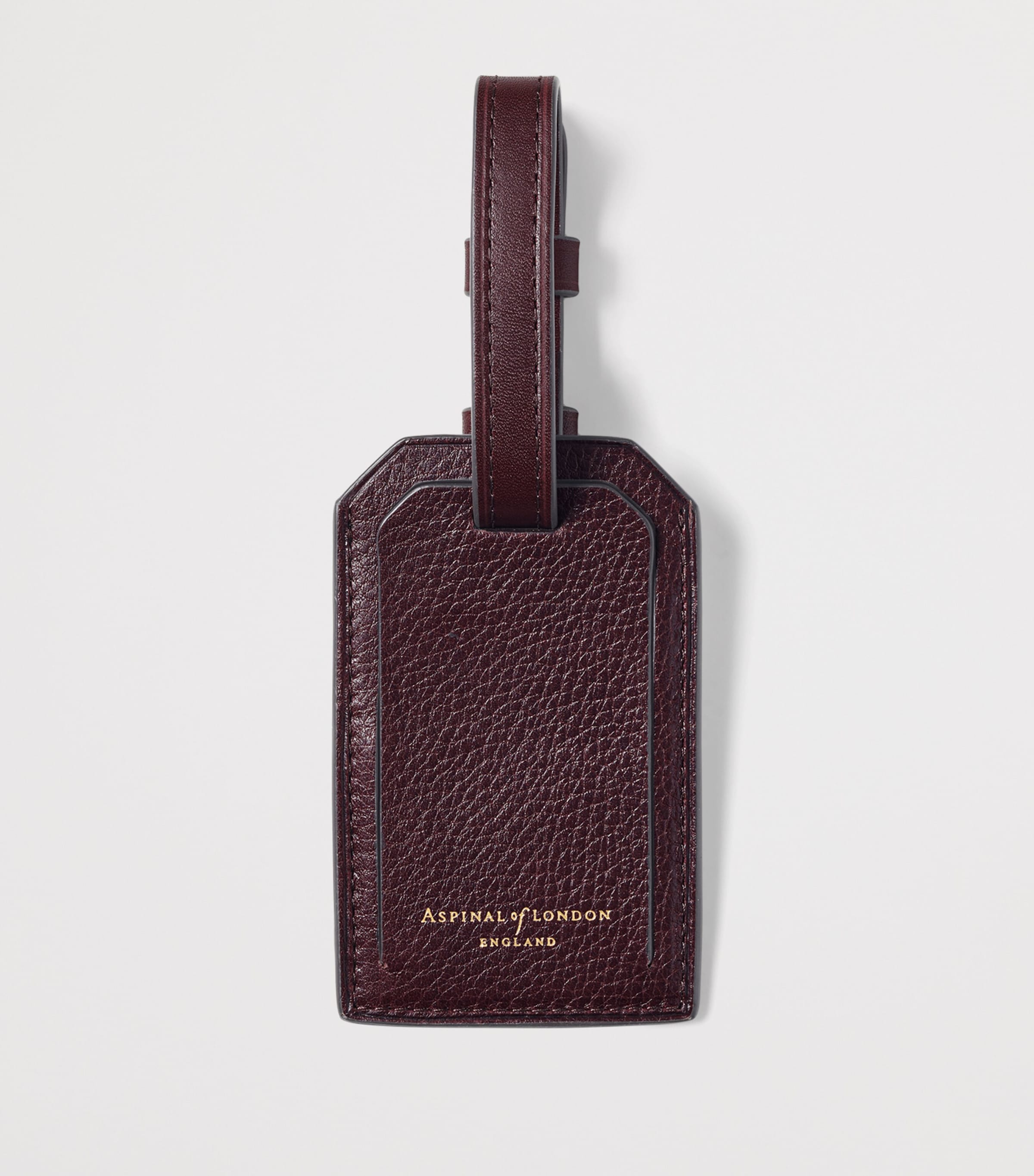 Aspinal Of London Large Leather Luggage Tag — photo 2