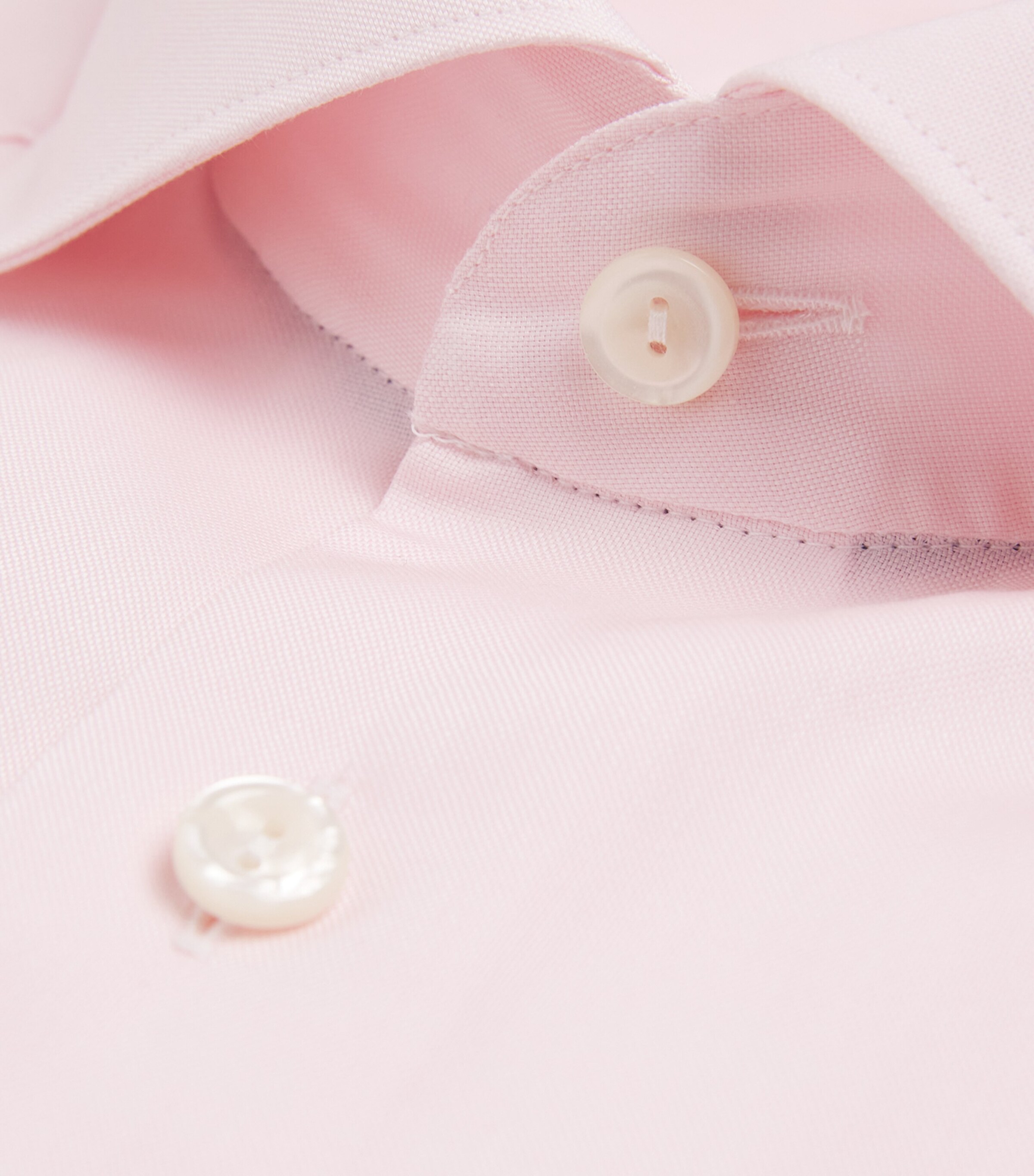 Cotton Signature Oxford Shirt PINK SOLID Image 5