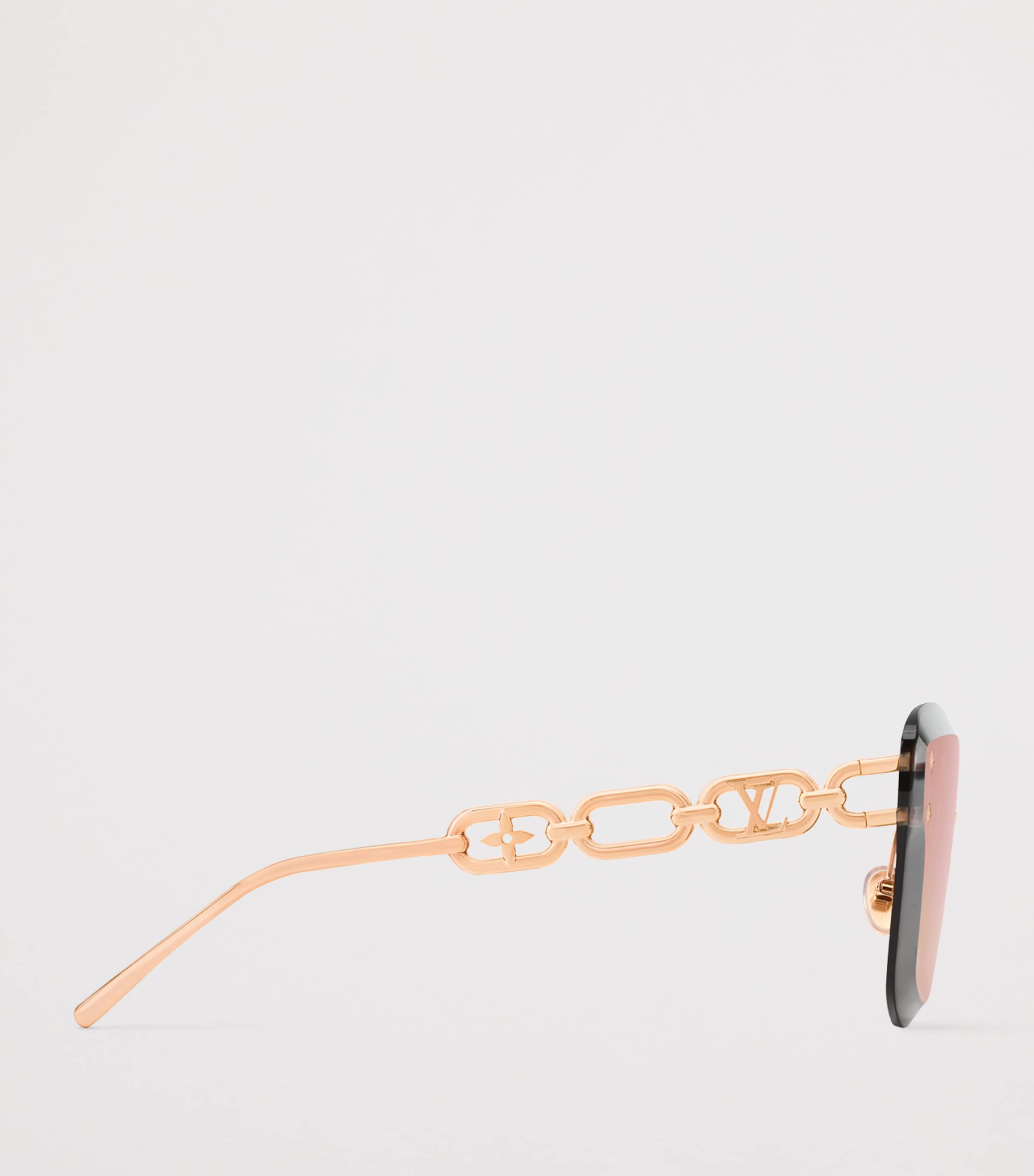 LV Jewel Cat Eye Sunglasses COPPER Image 4