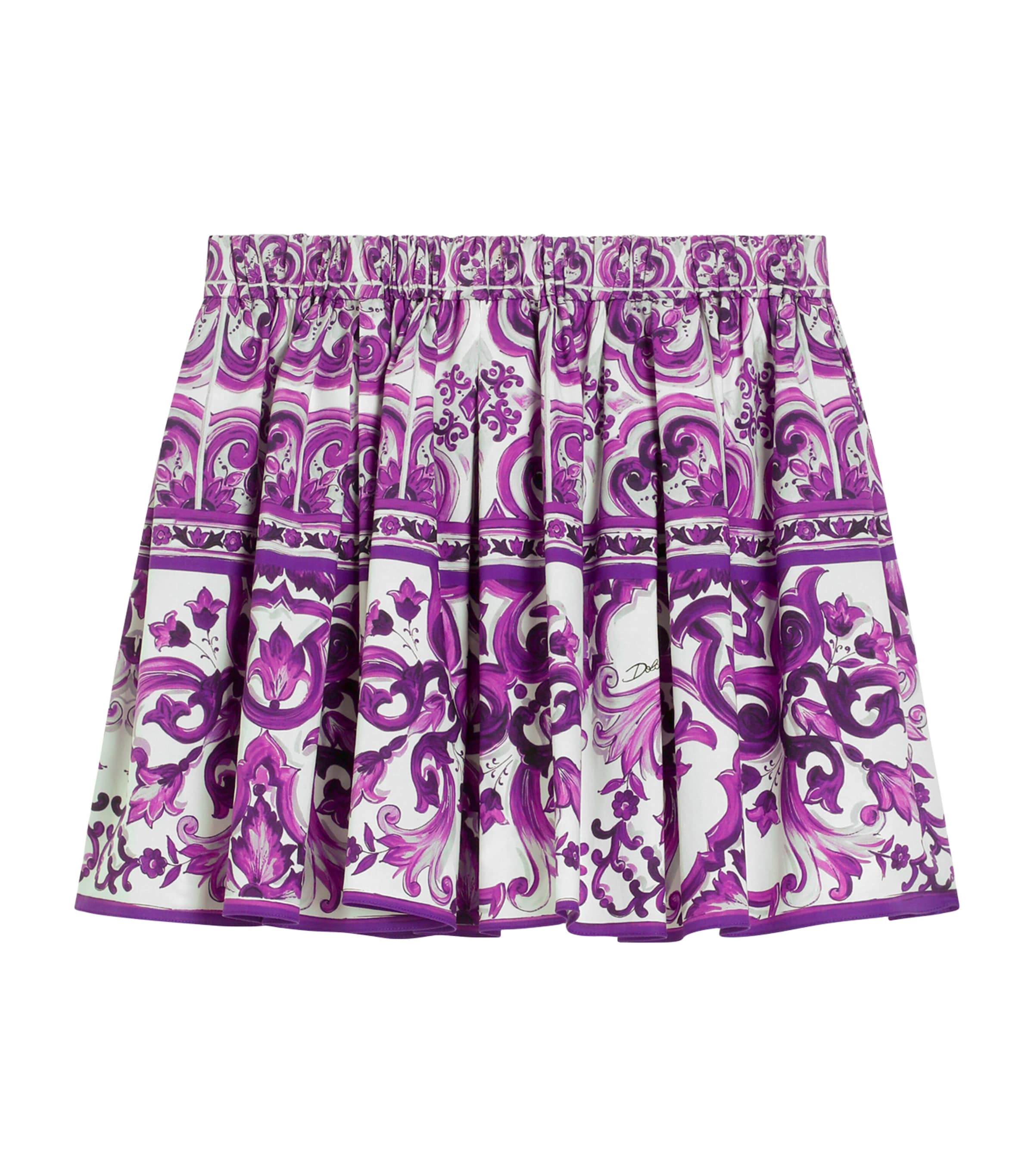 Dolce & Gabbana Cotton Printed Skirt