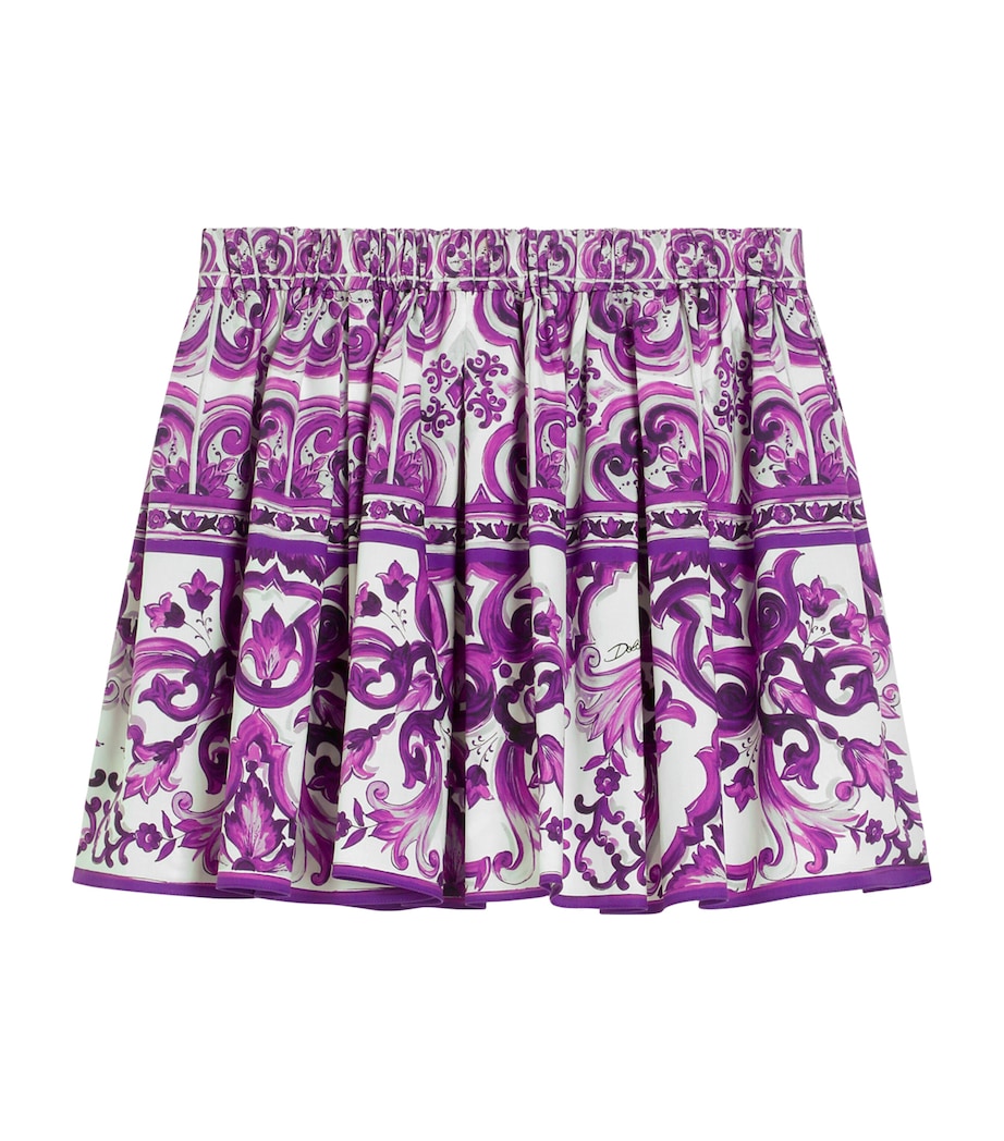 Cotton Printed Skirt (8-12 Years) IP3TN-MIX MAIOLI Image 1