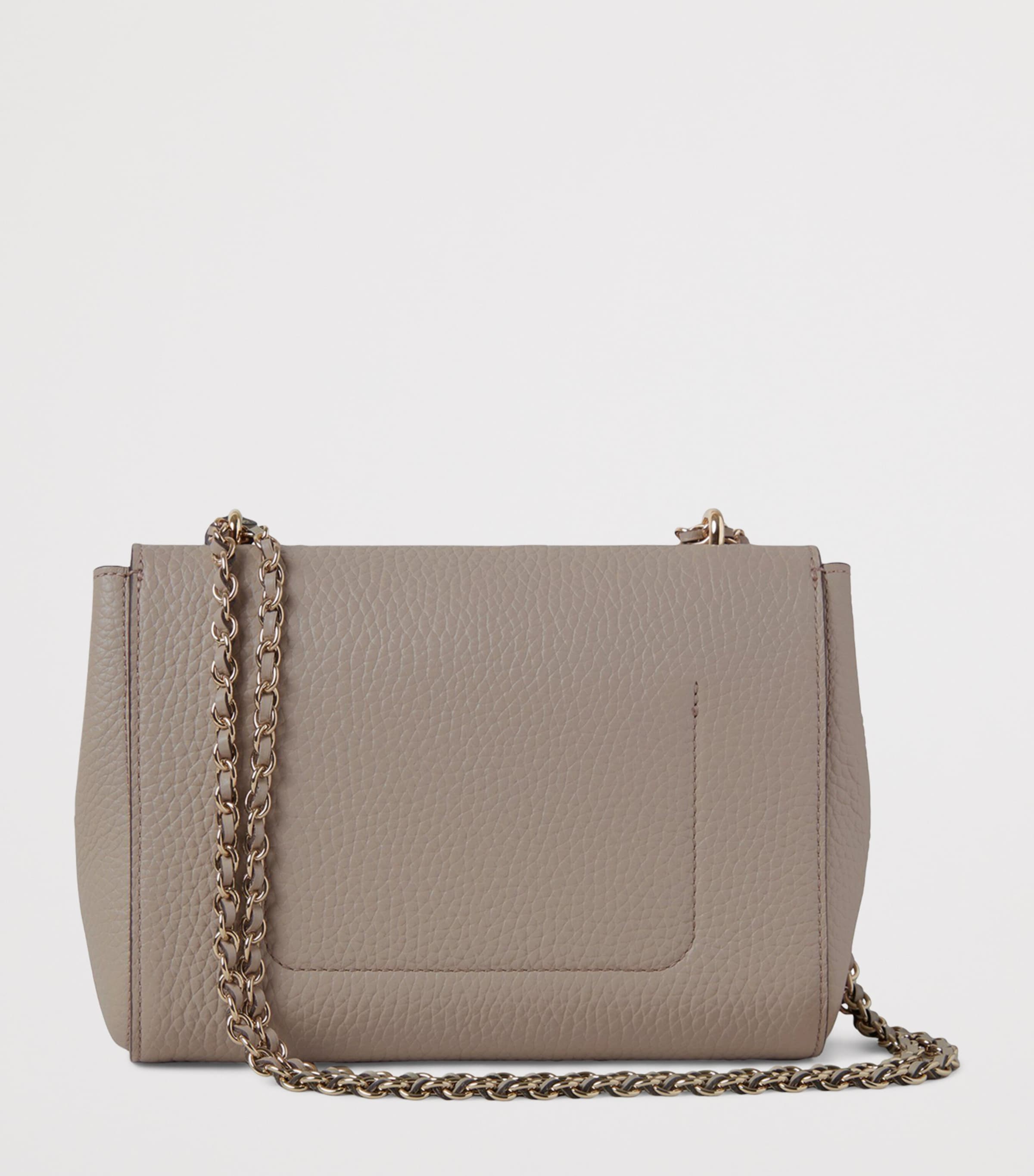 Leather Lily Shoulder Bag CASHMERE TAUPE Image 3