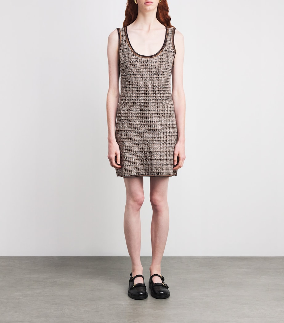 Slubbed Bassette Mini Dress N0829 ACORN MULTI Image 6