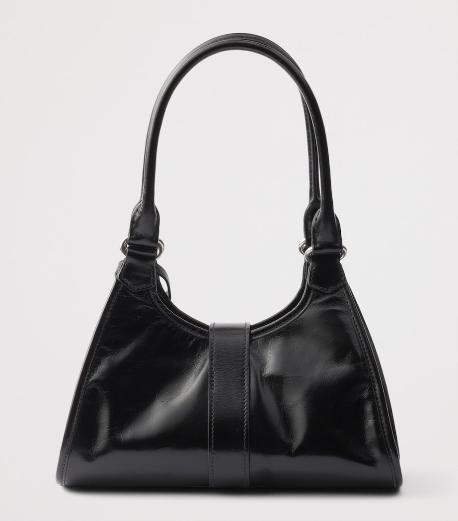 Small Leather Tote Bag F0002 Image 3