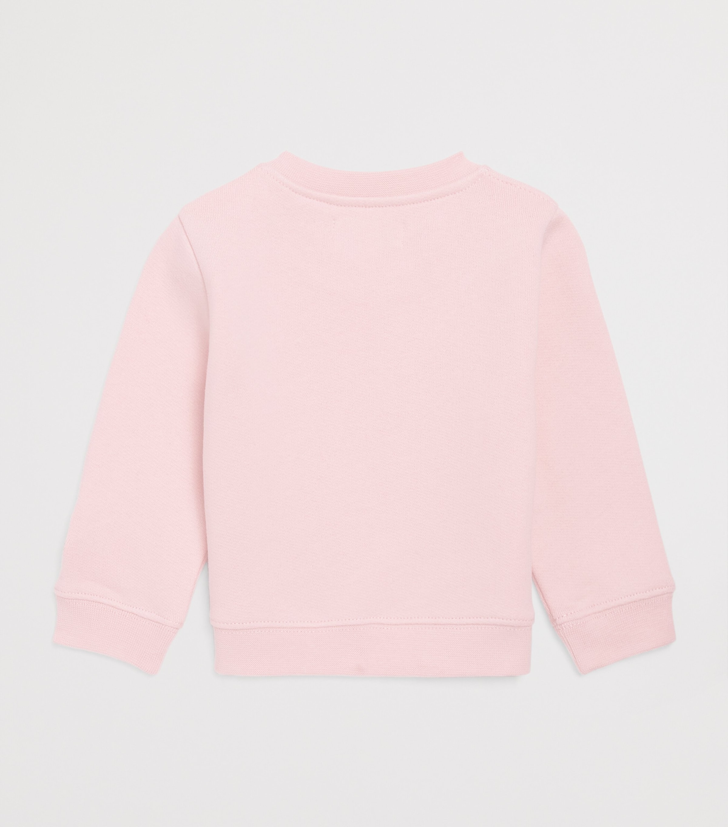 Cotton Logo Sweatshirt (0-18 Months) PINK Image 2