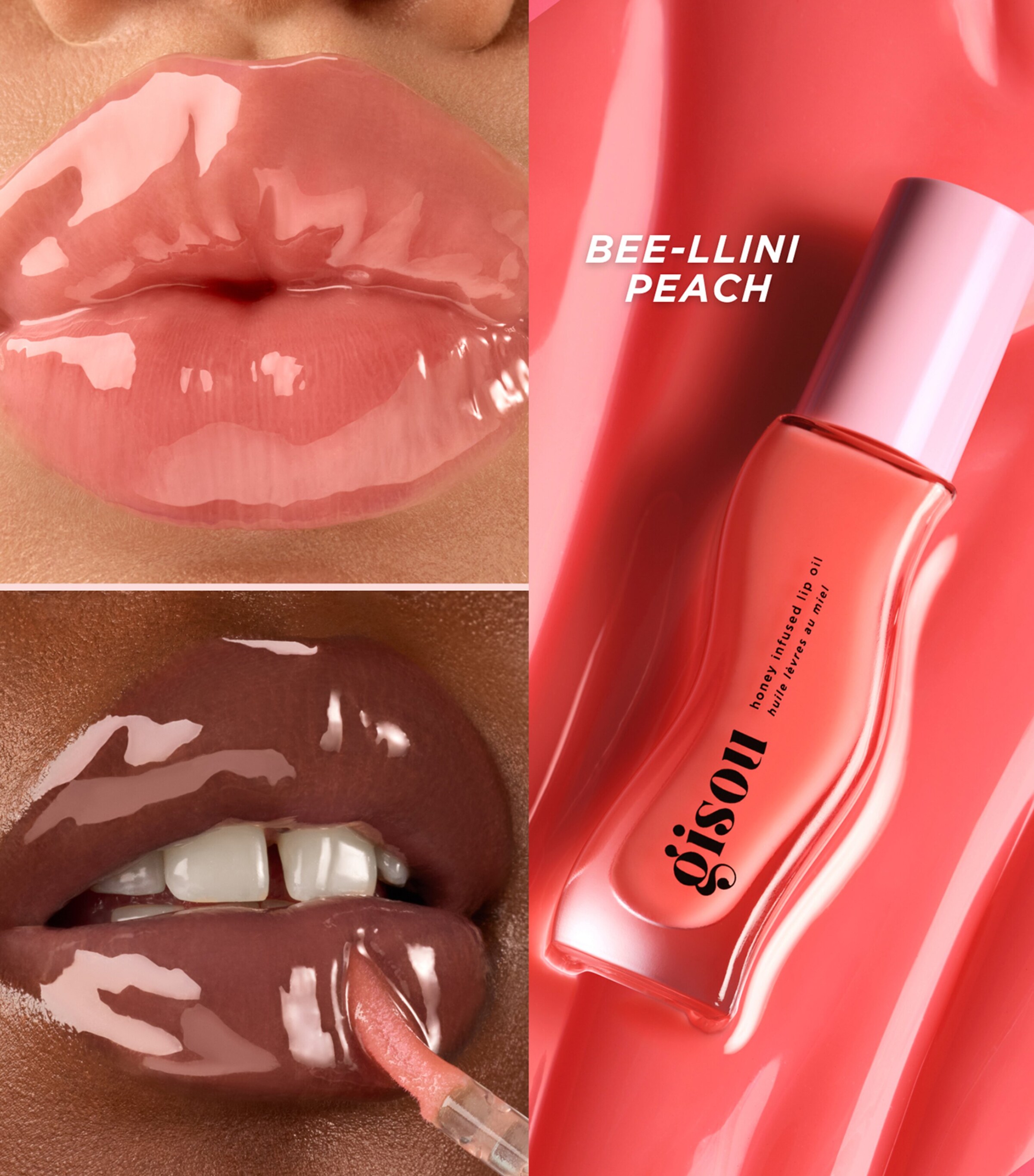Gisou Honey Infused Lip Oil (3 x 8ml) | Make-up | Lips | Lip Oils | Designers | Gisou Gisou Honey Infused Lip Oil (3 x 8ml) | Make-up | Lips | Lip Oils | Designers | Gisou