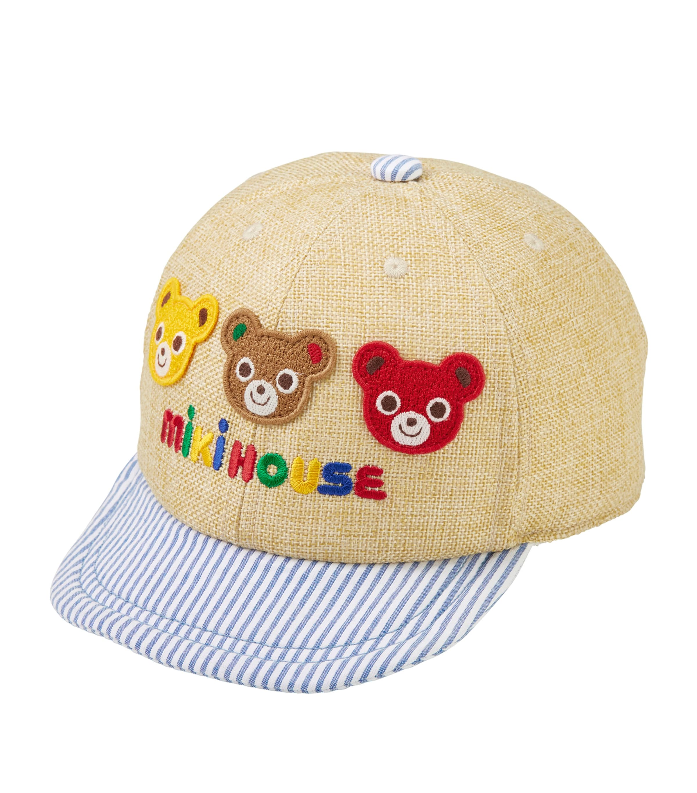 Miki House Kids' Cotton Cap In Blue