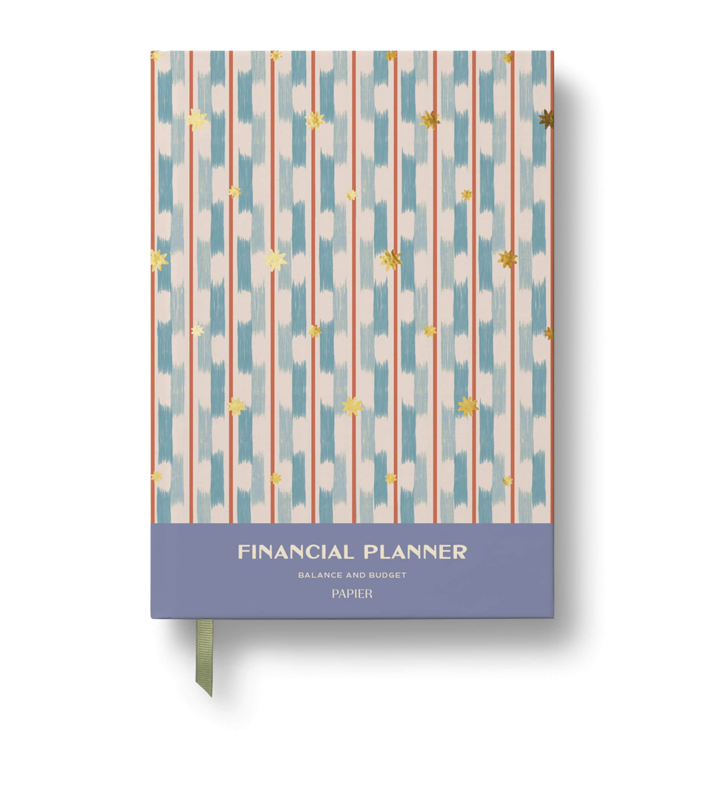 Papier Starry Ikat A5 Finance Planner In Blue