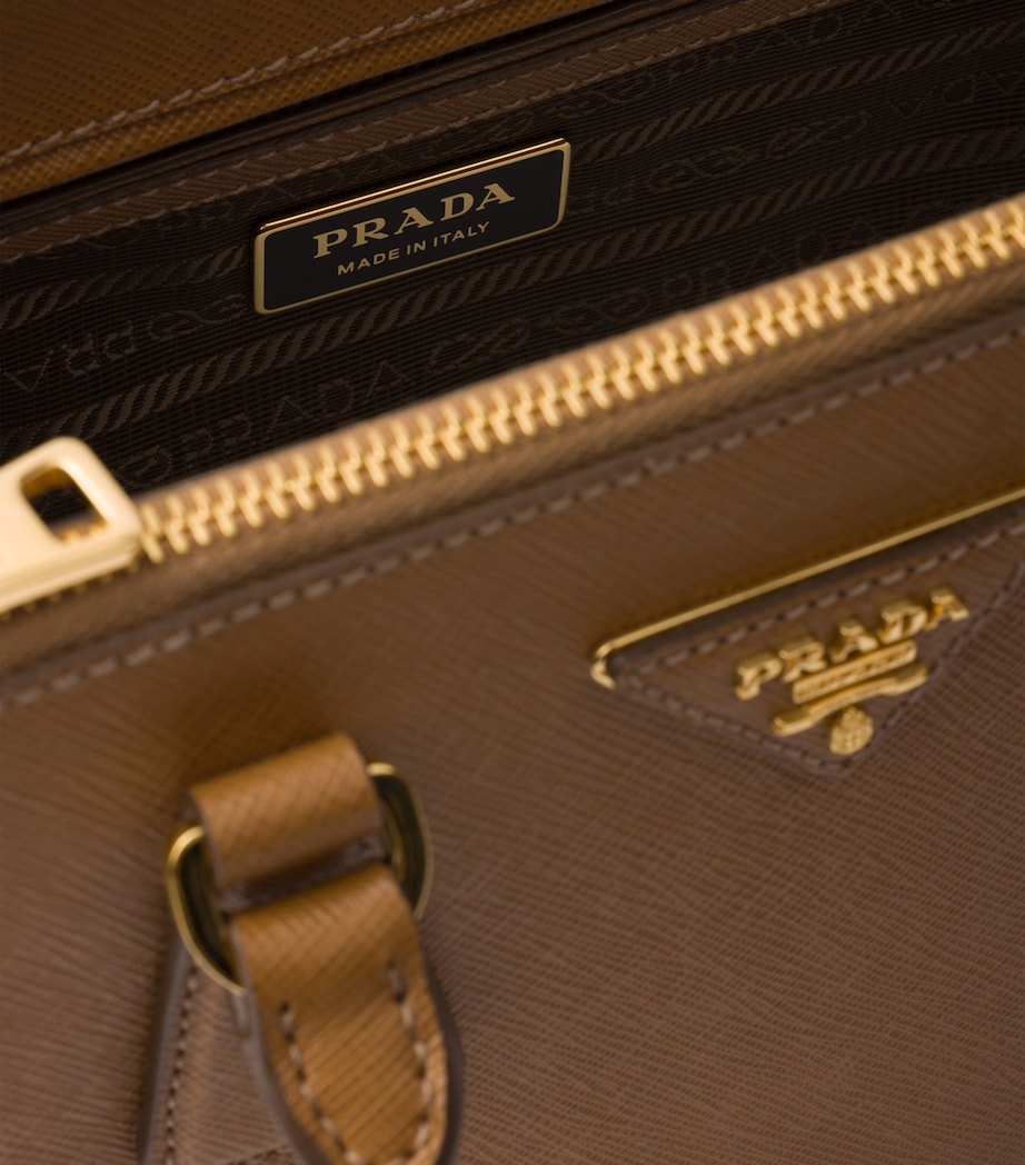 Prada Small Leather Galleria Top-Handle Bag Image 5