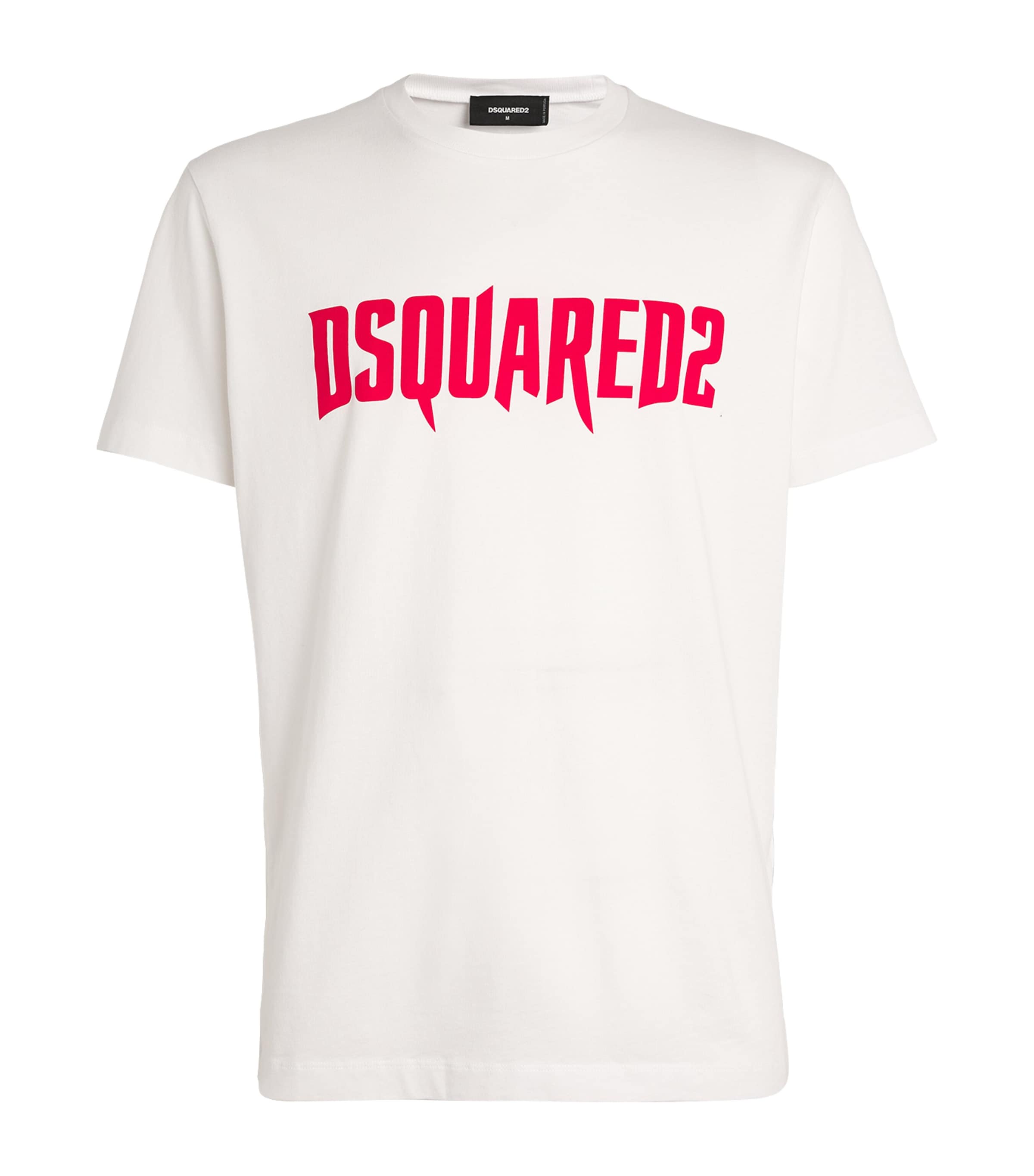 Dsquared2 Cotton Logo T-shirt In White