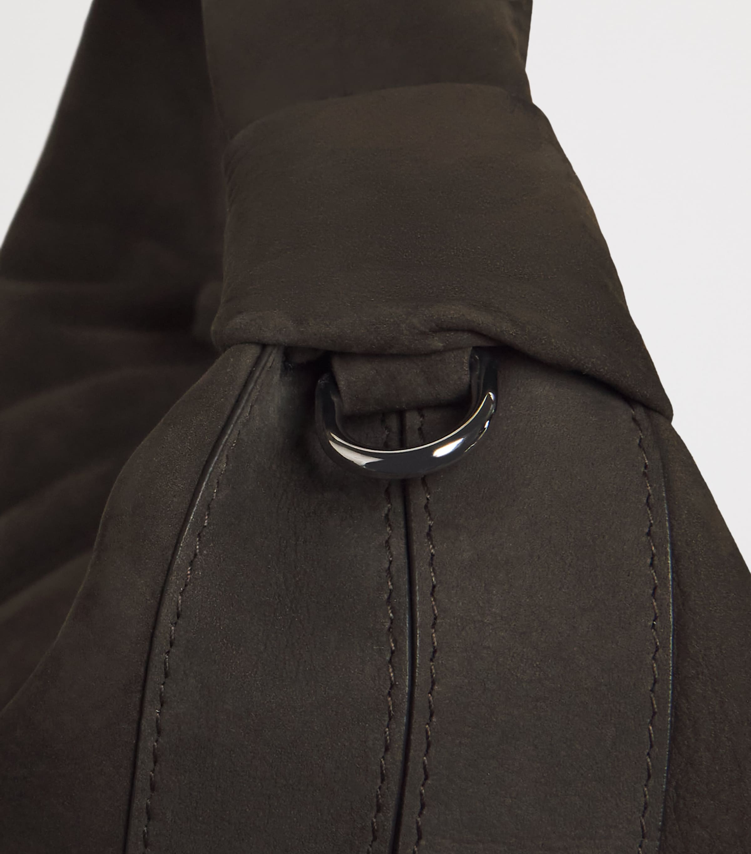 Lemaire Veal Fortune Shoulder Bag Ebony Brown Image 6