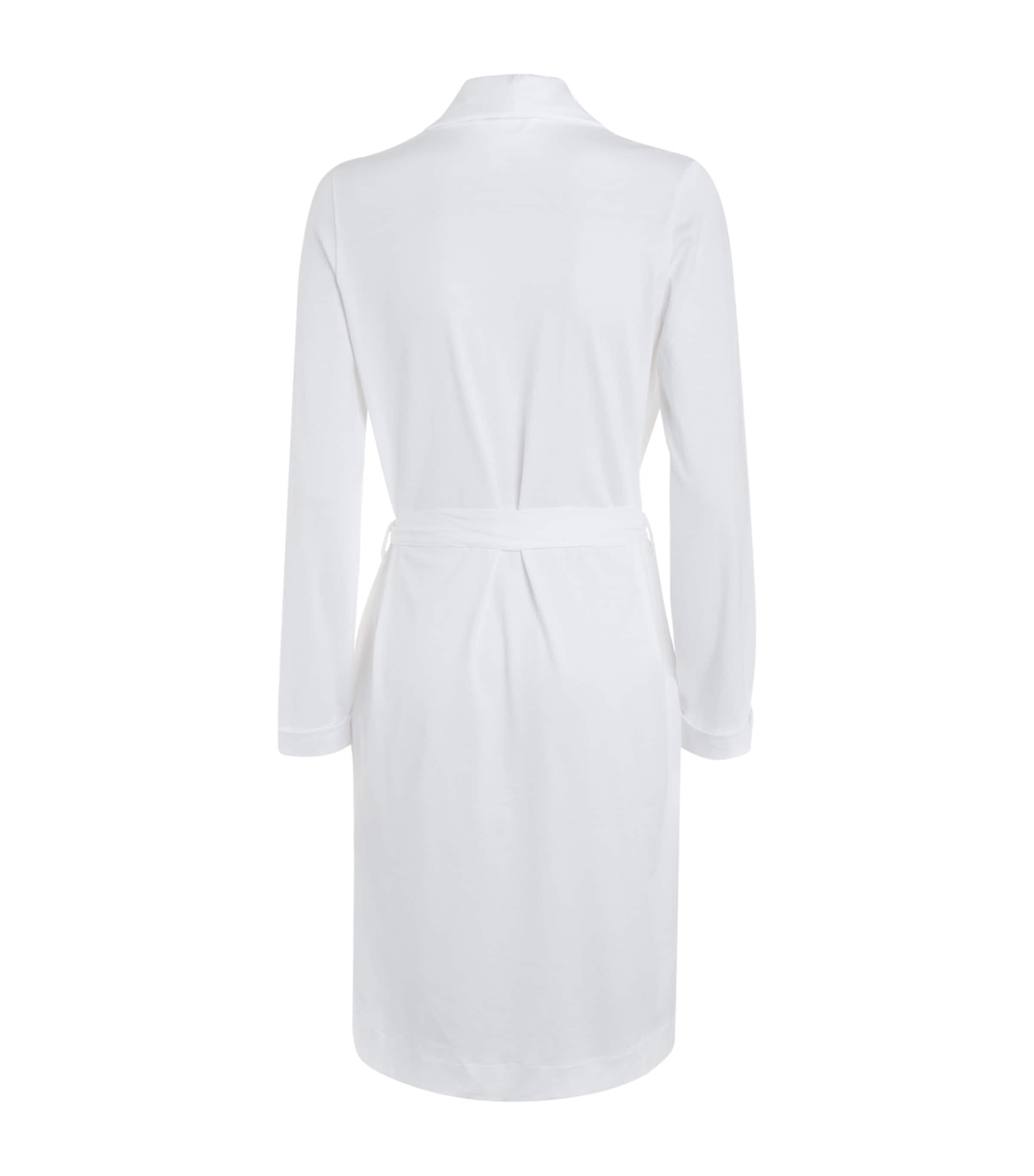 Short Cotton Robe WHITE Image 3