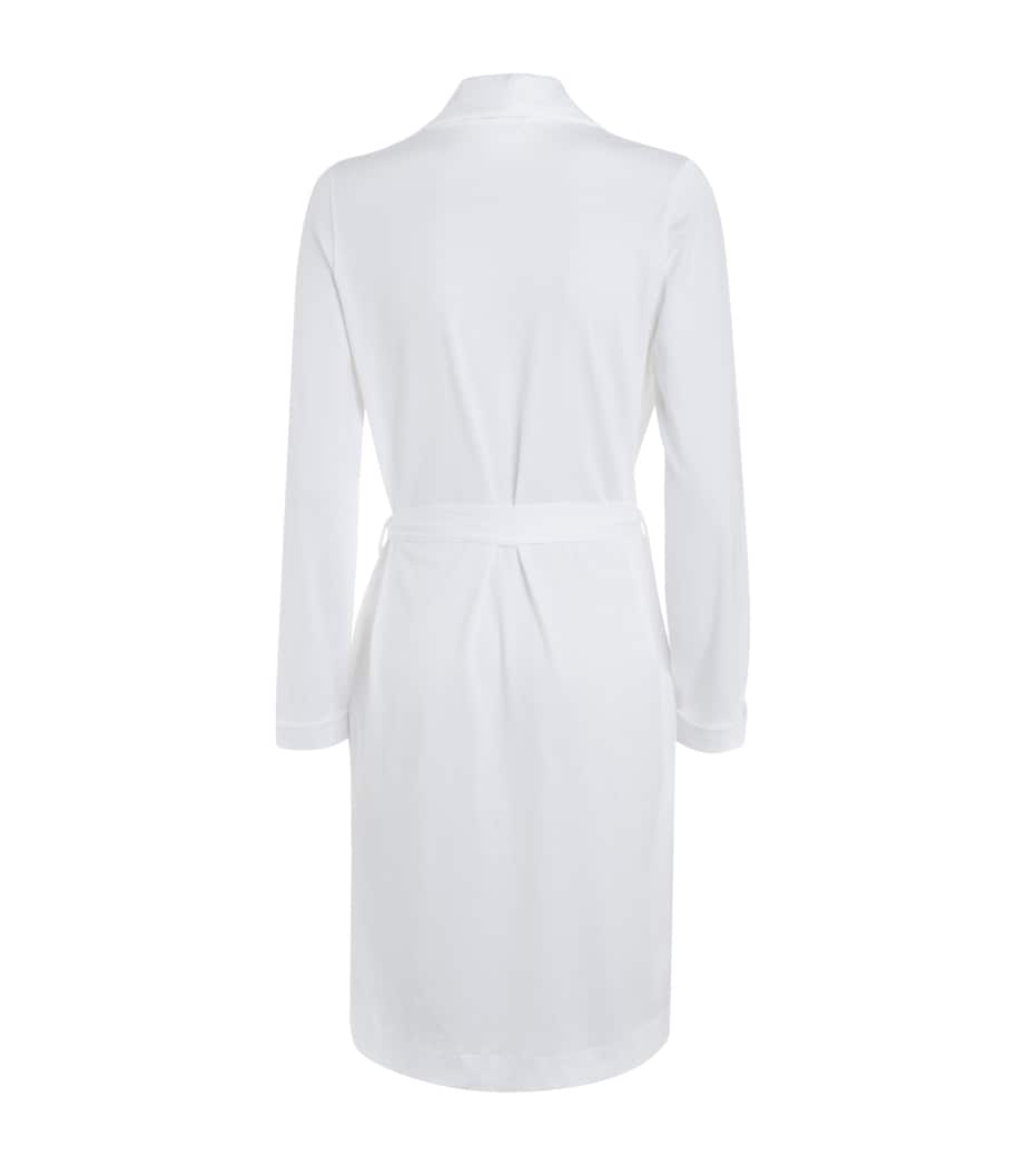 Short Cotton Robe WHITE Image 3