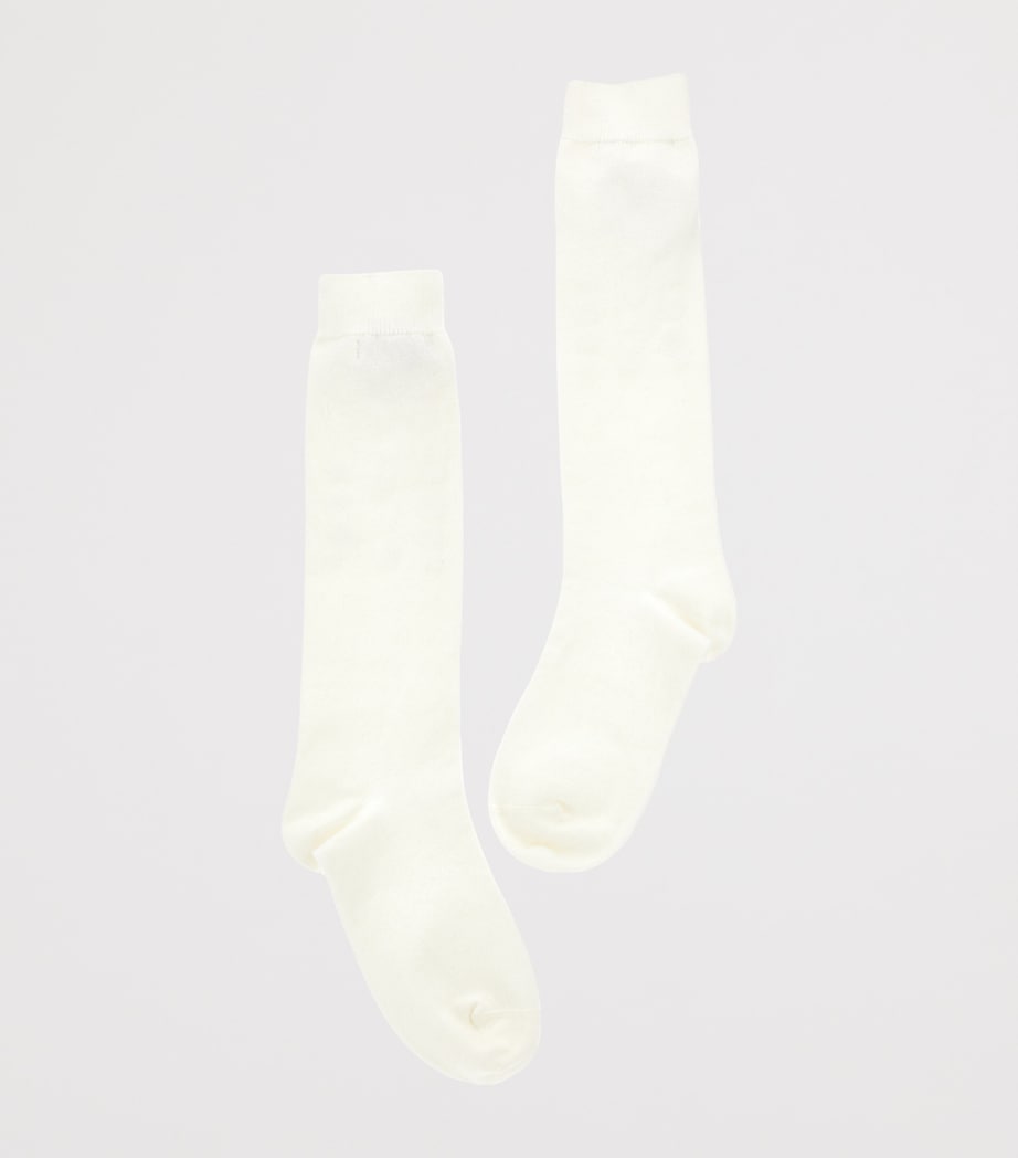 Rhinestone- and Bow-Embellished Socks PANNA Image 2